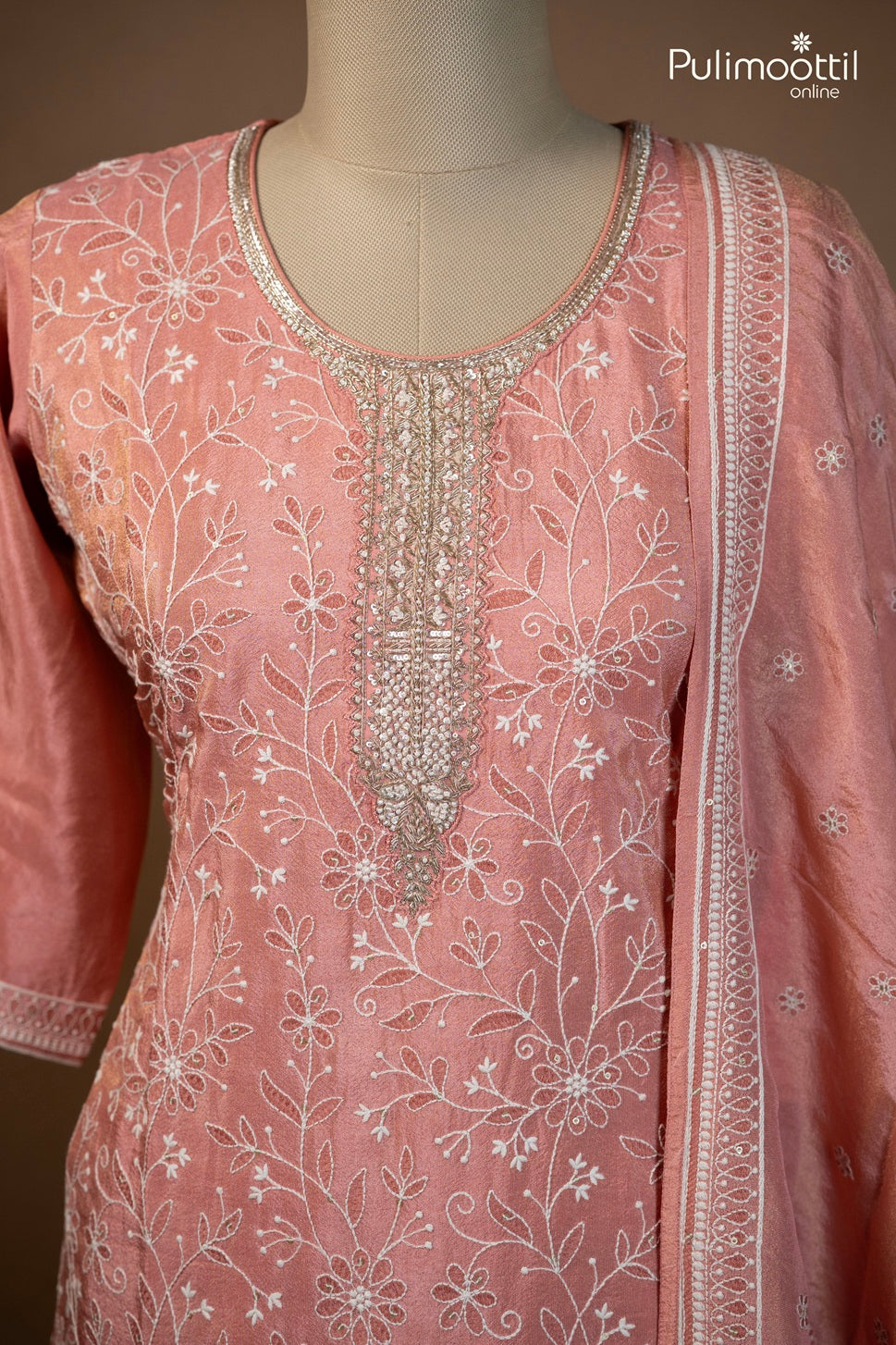 Peach Color Salwar Set