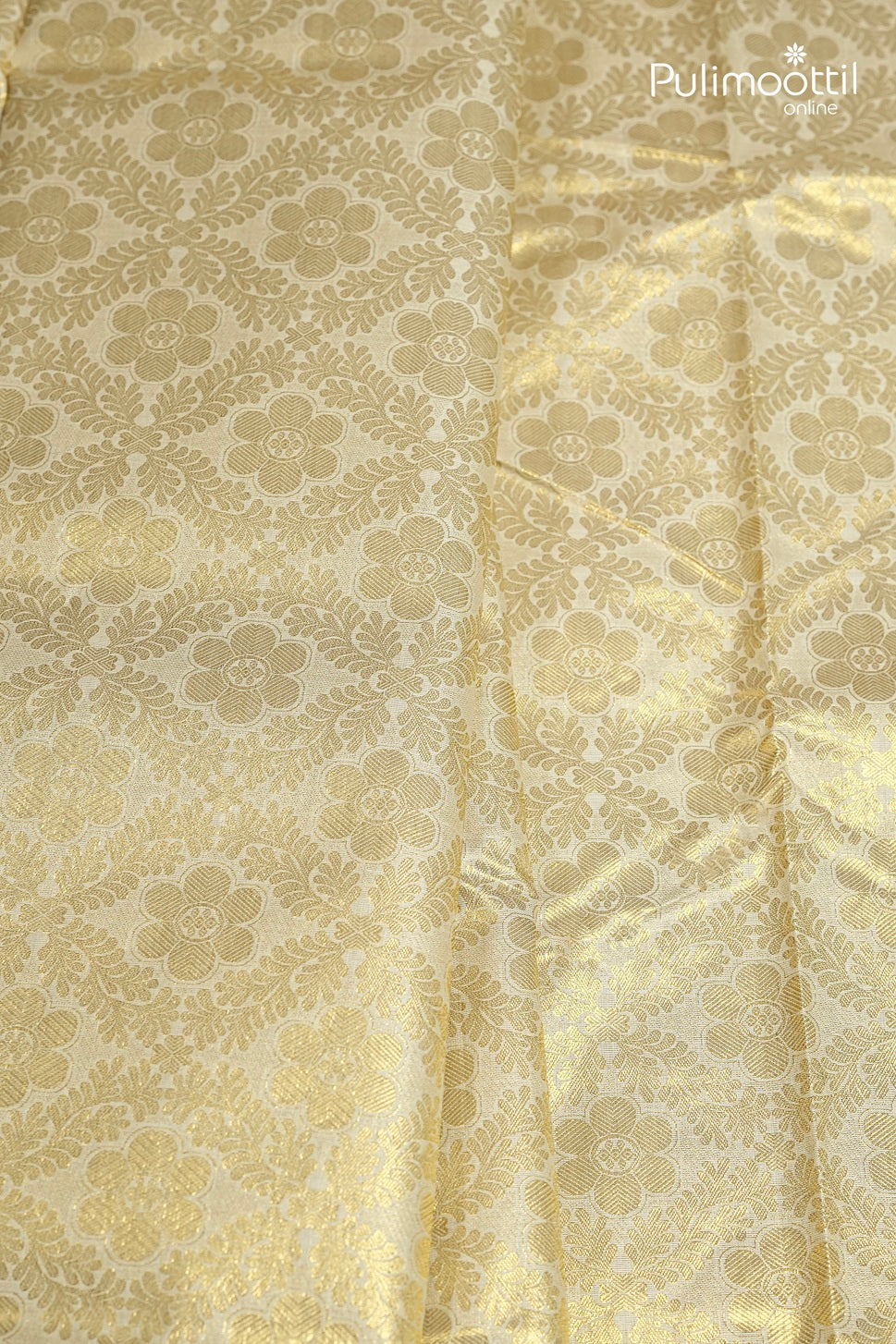 Kerala Traditional Golden Tissue Set Saree