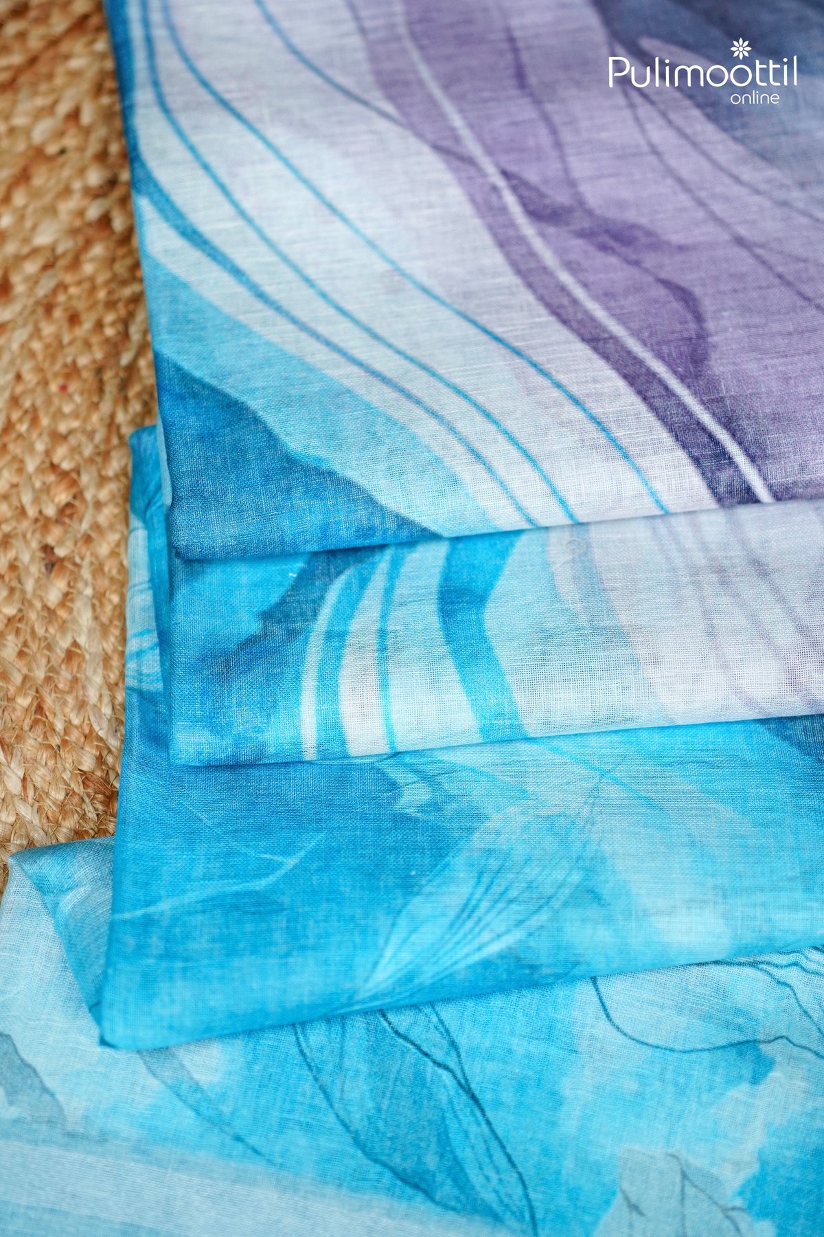 Milticolour Linen Saree