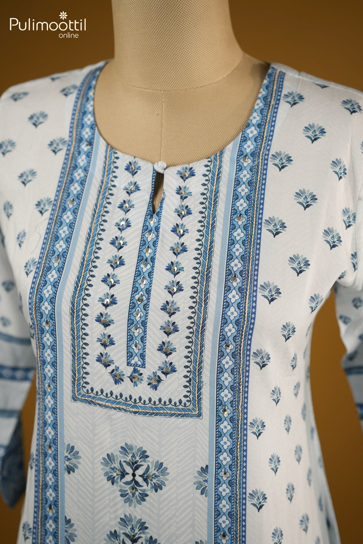 Pastel Blue Kurthi