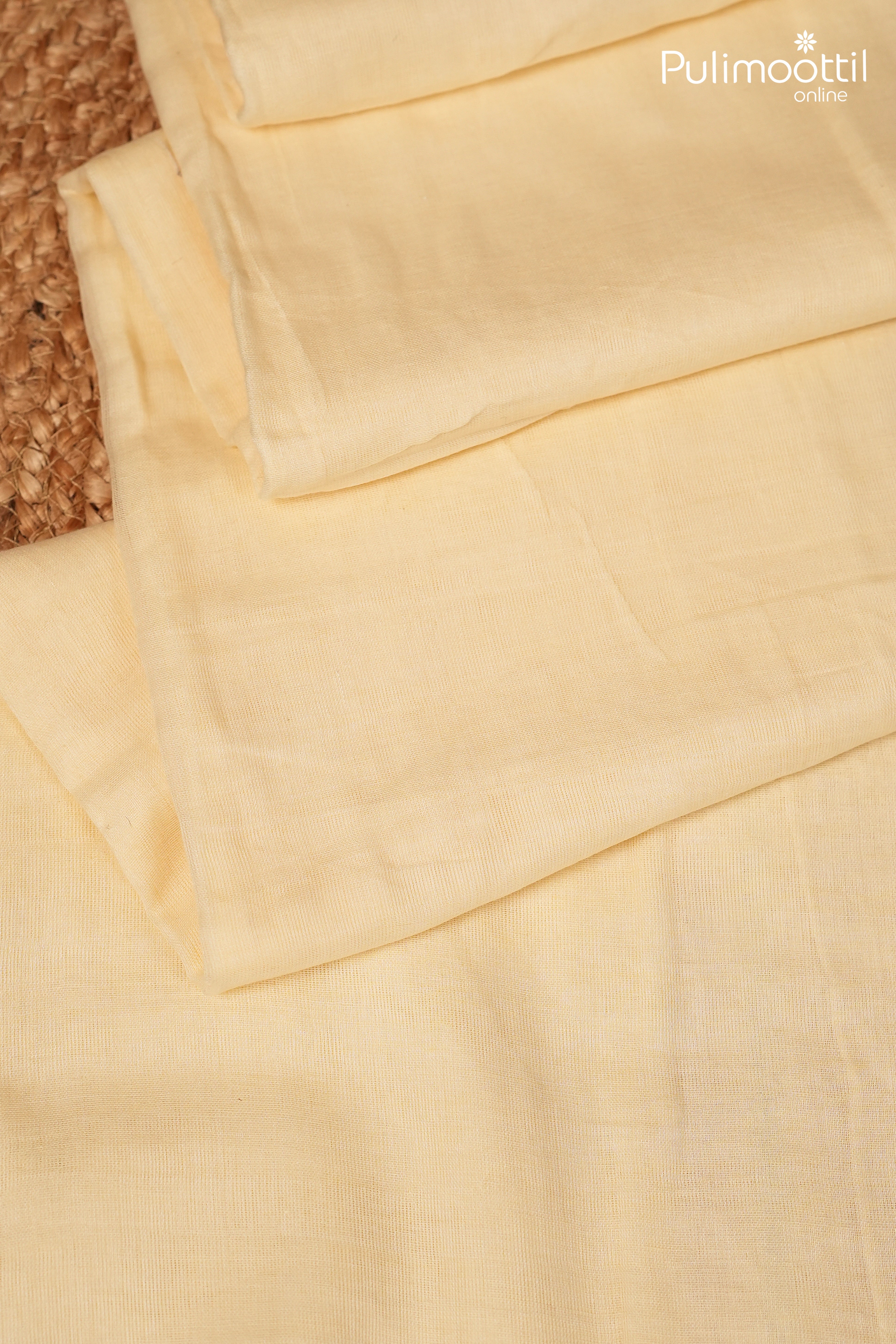 OffWhite Colour Mul Cotton Saree