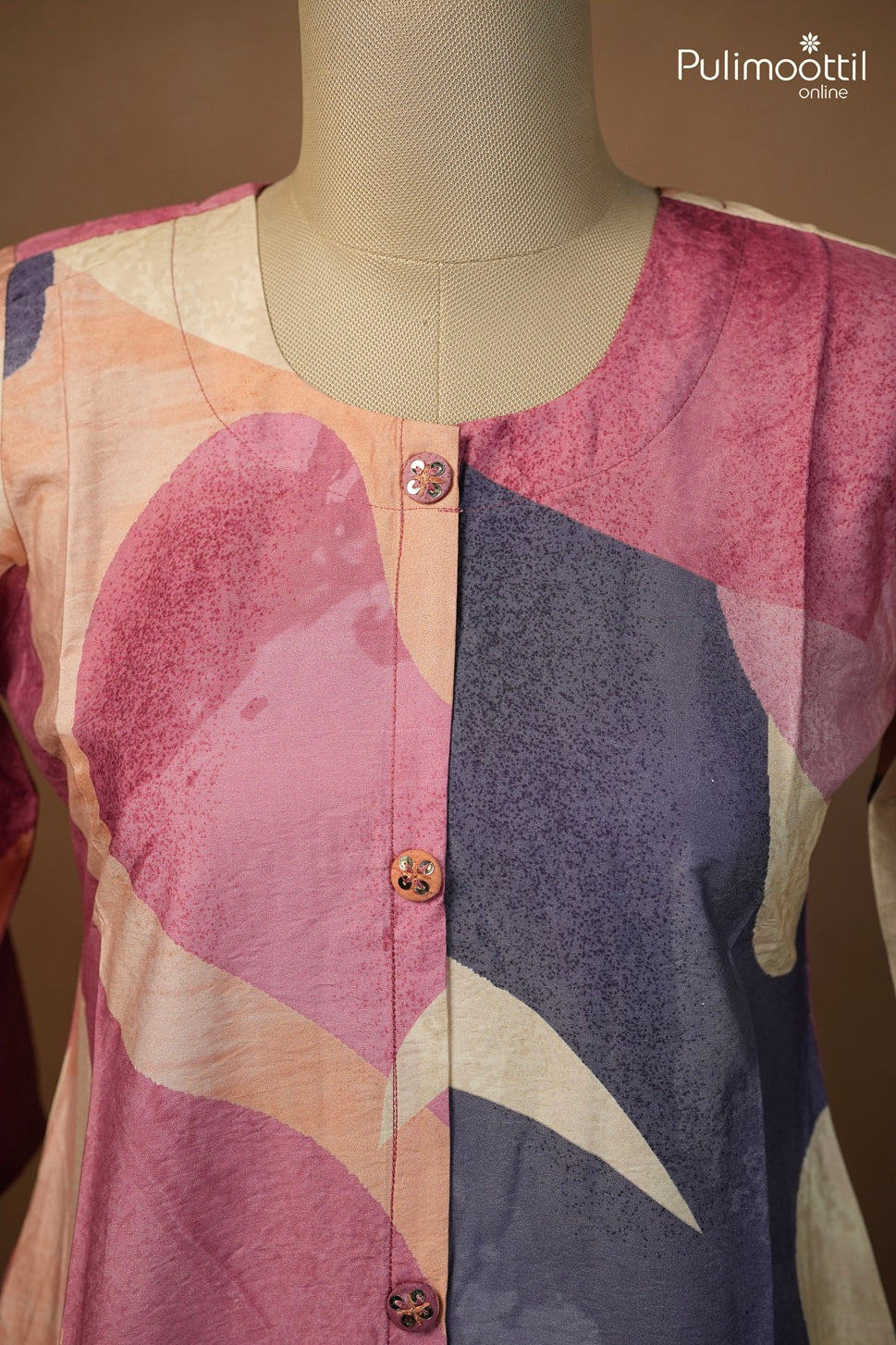 Multicolour Printed A-Line Top