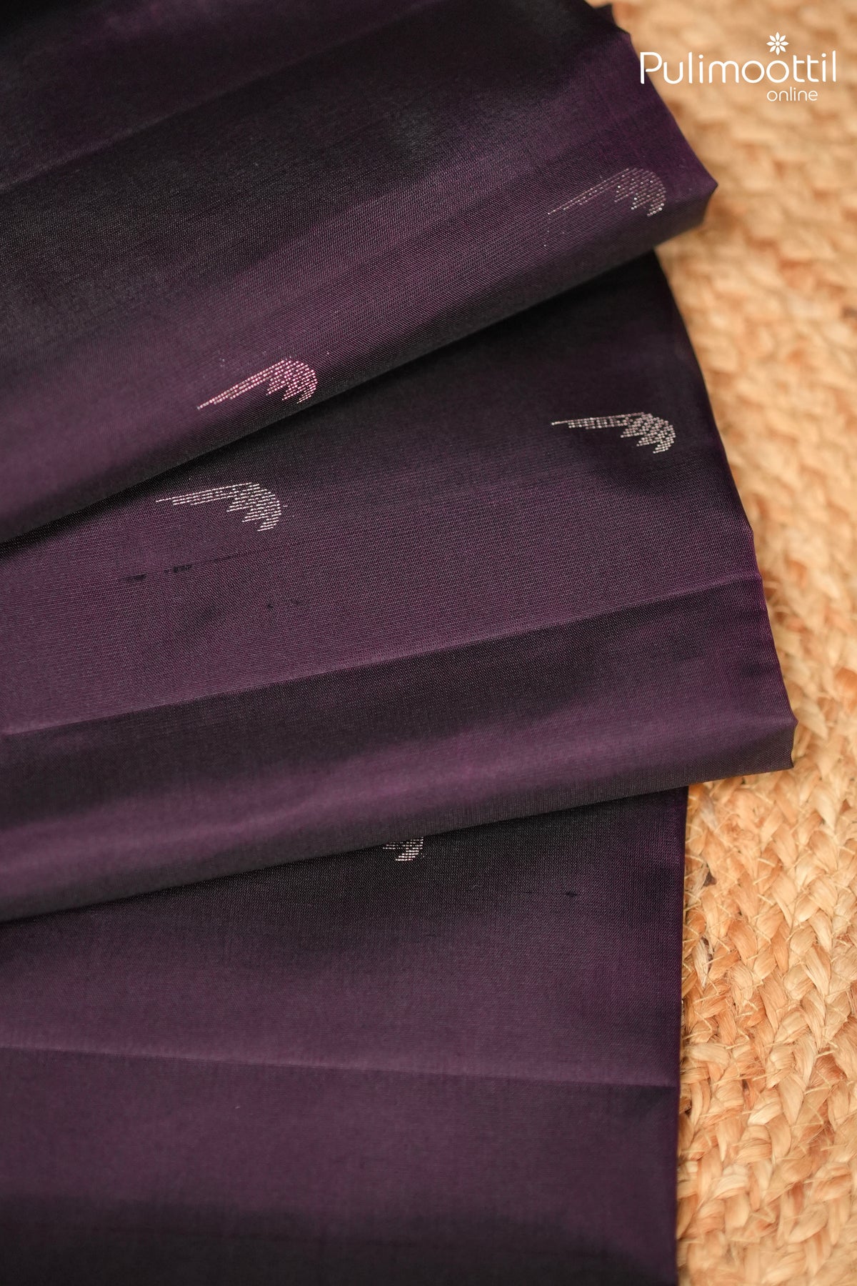 Dark Violet Colour Kanchipuram Soft Silk Saree