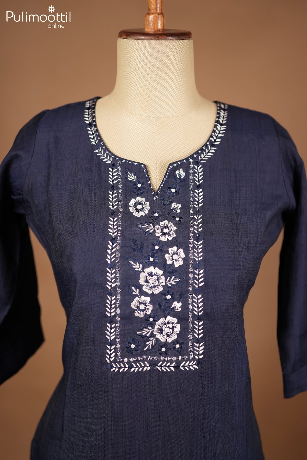 Blue Color Slitted Kurthi