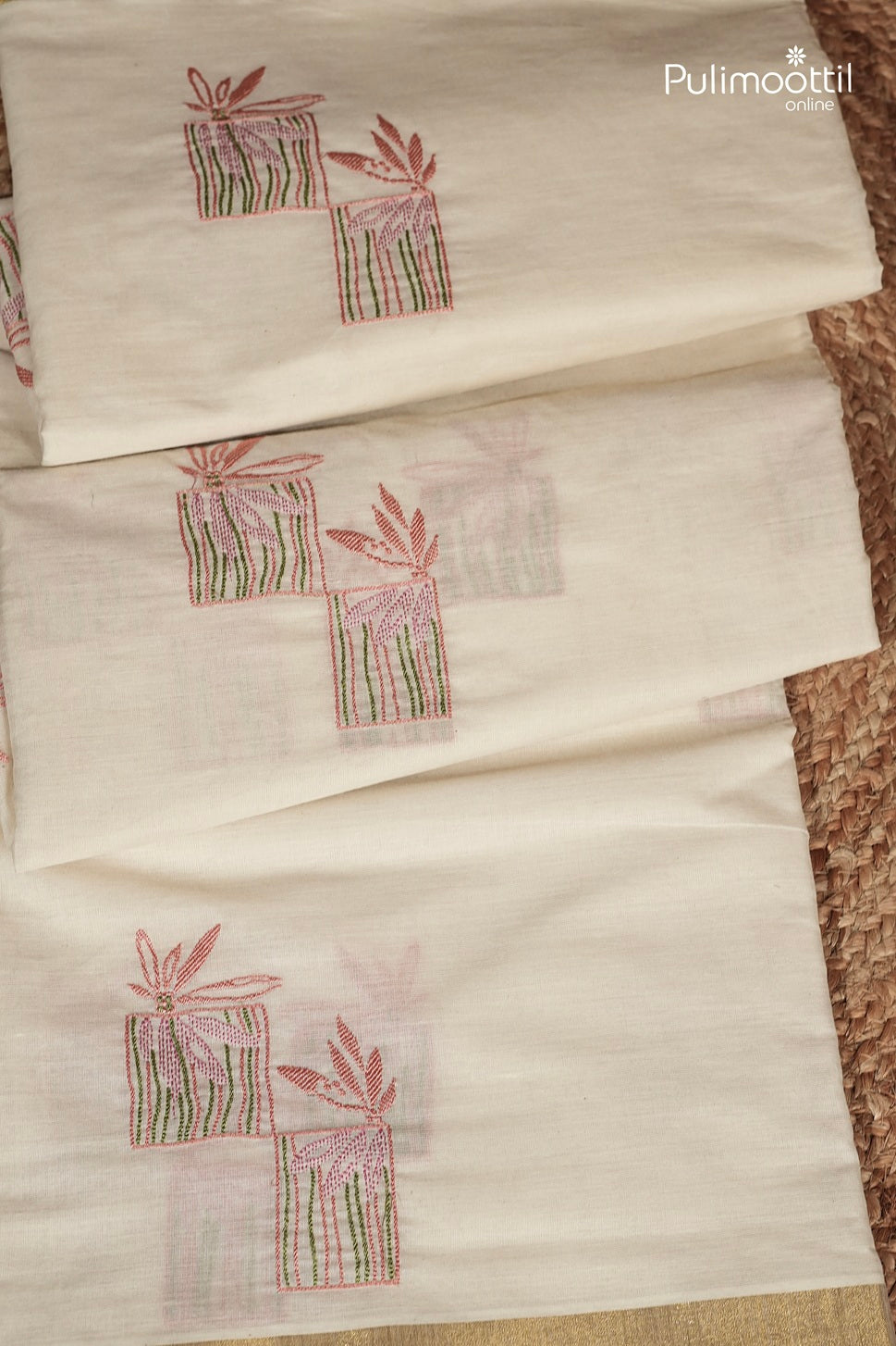 Kerala Traditional Cotton Set Saree