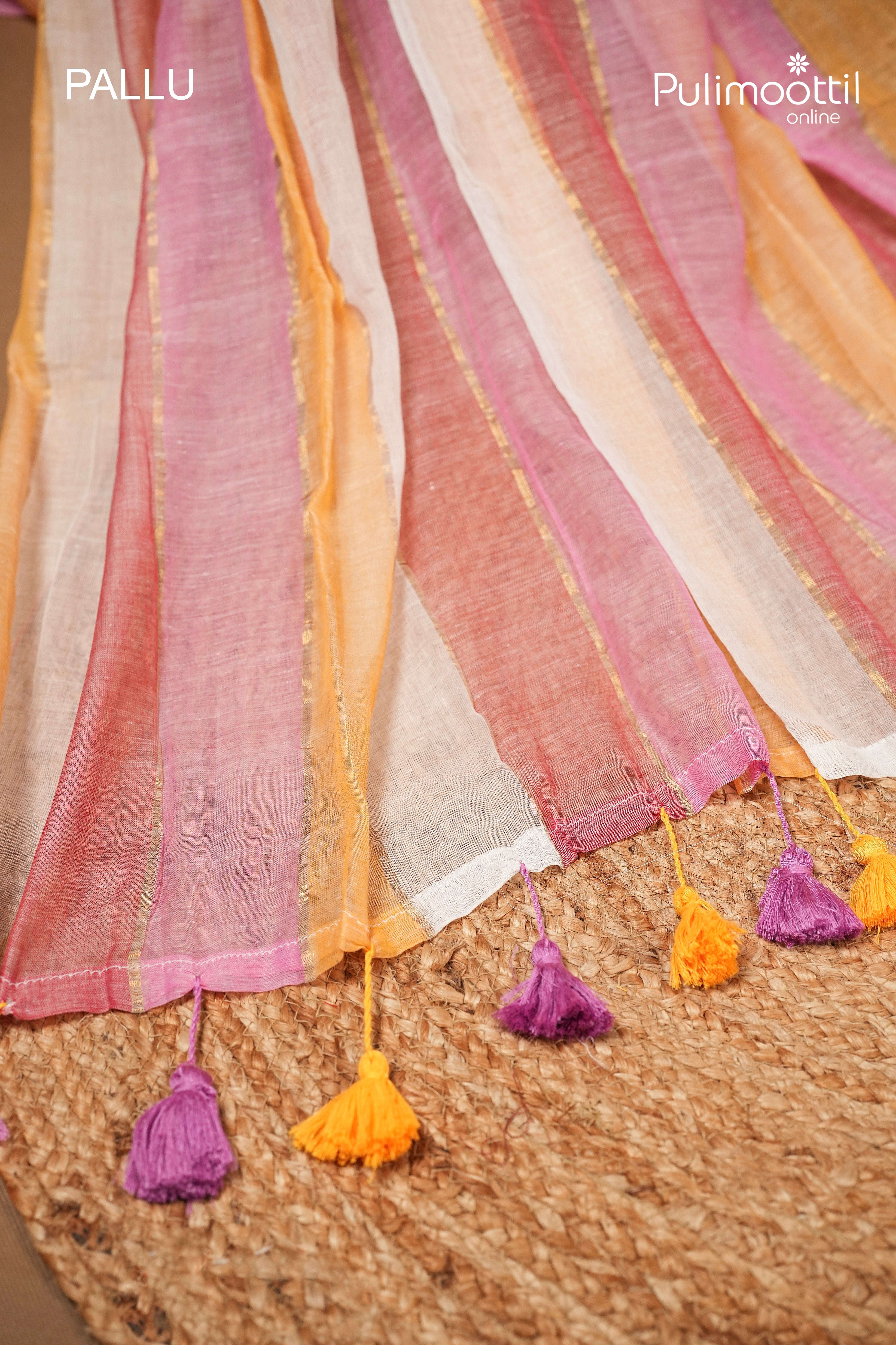 Multi Colour Mul Cotton Saree