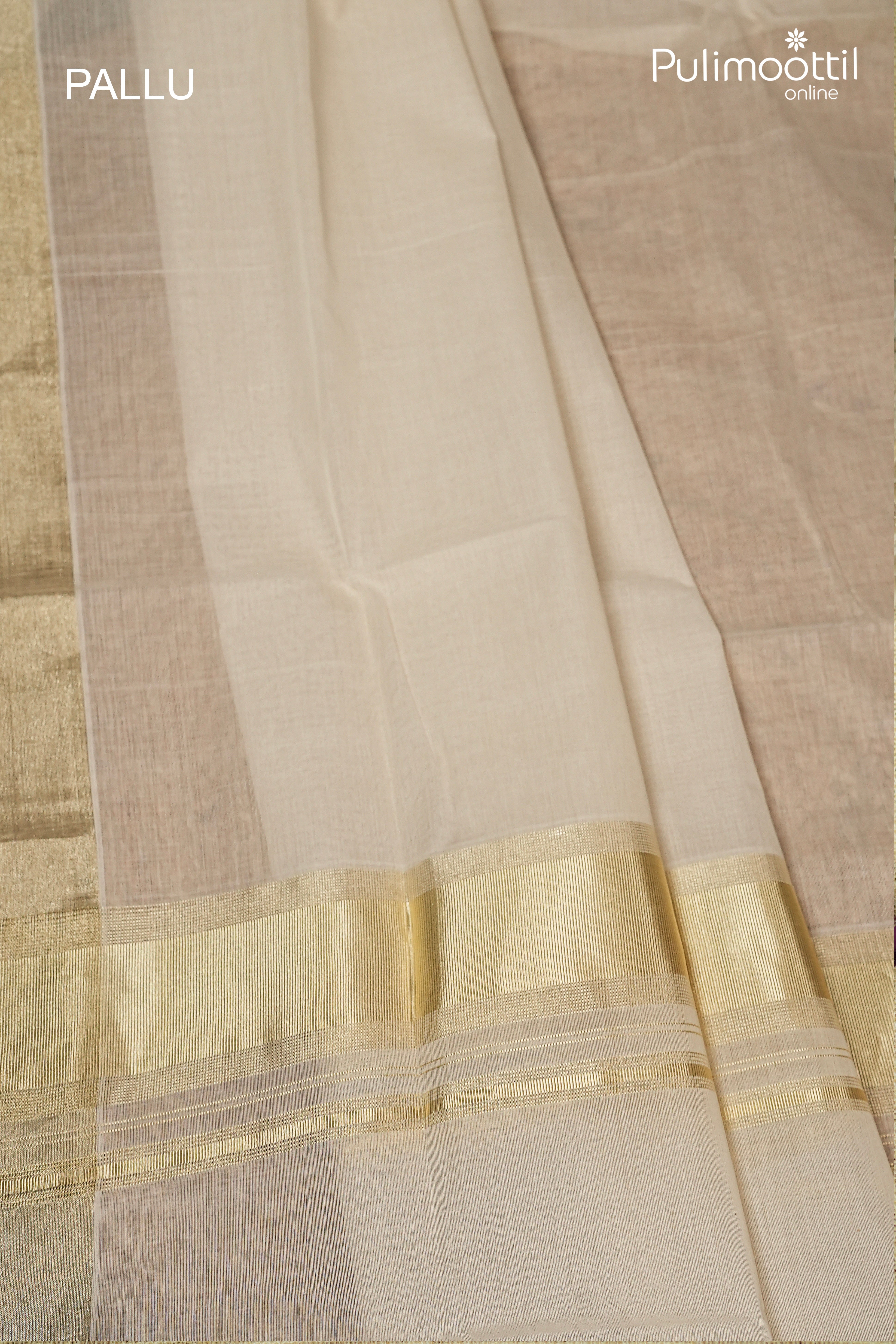 Off White Colour Balaramapuram Handloom Set Saree