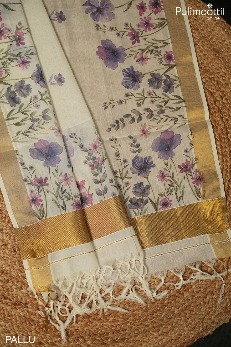Kerala Traditional Cotton Set Saree
