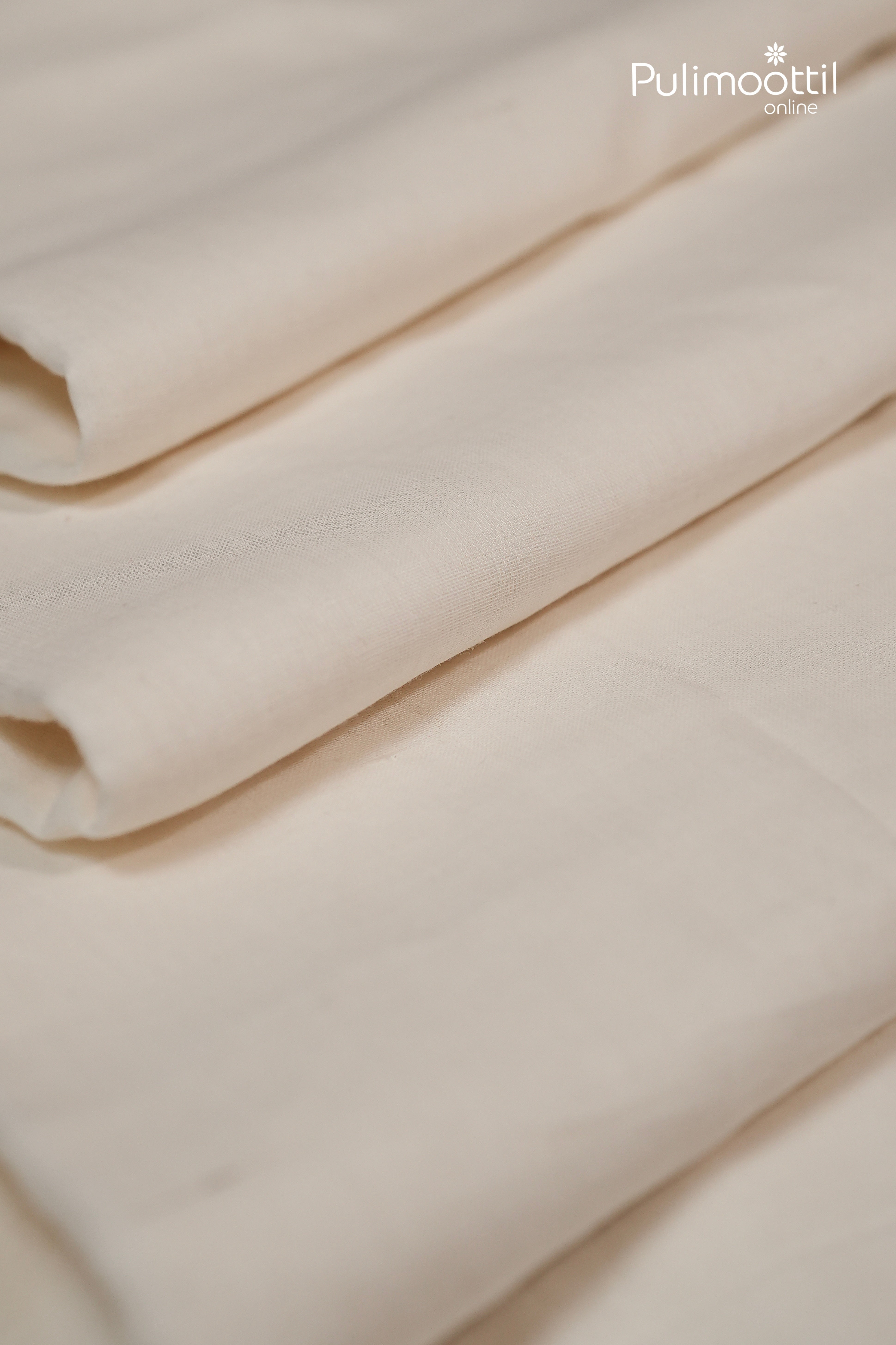 White Colour Mul Cotton Saree