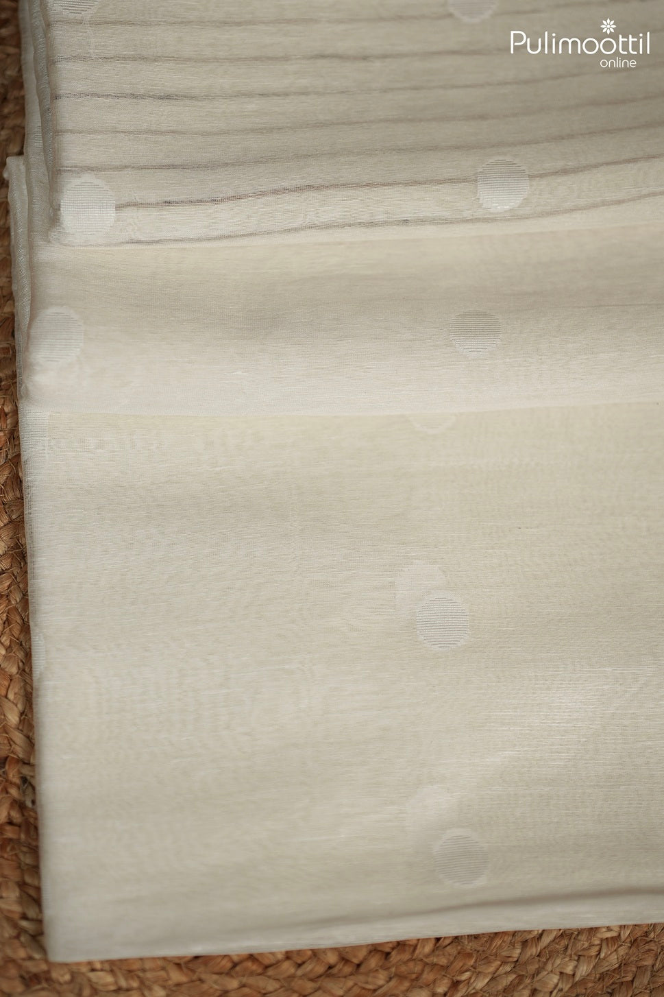 Off White Colour Lenin Saree
