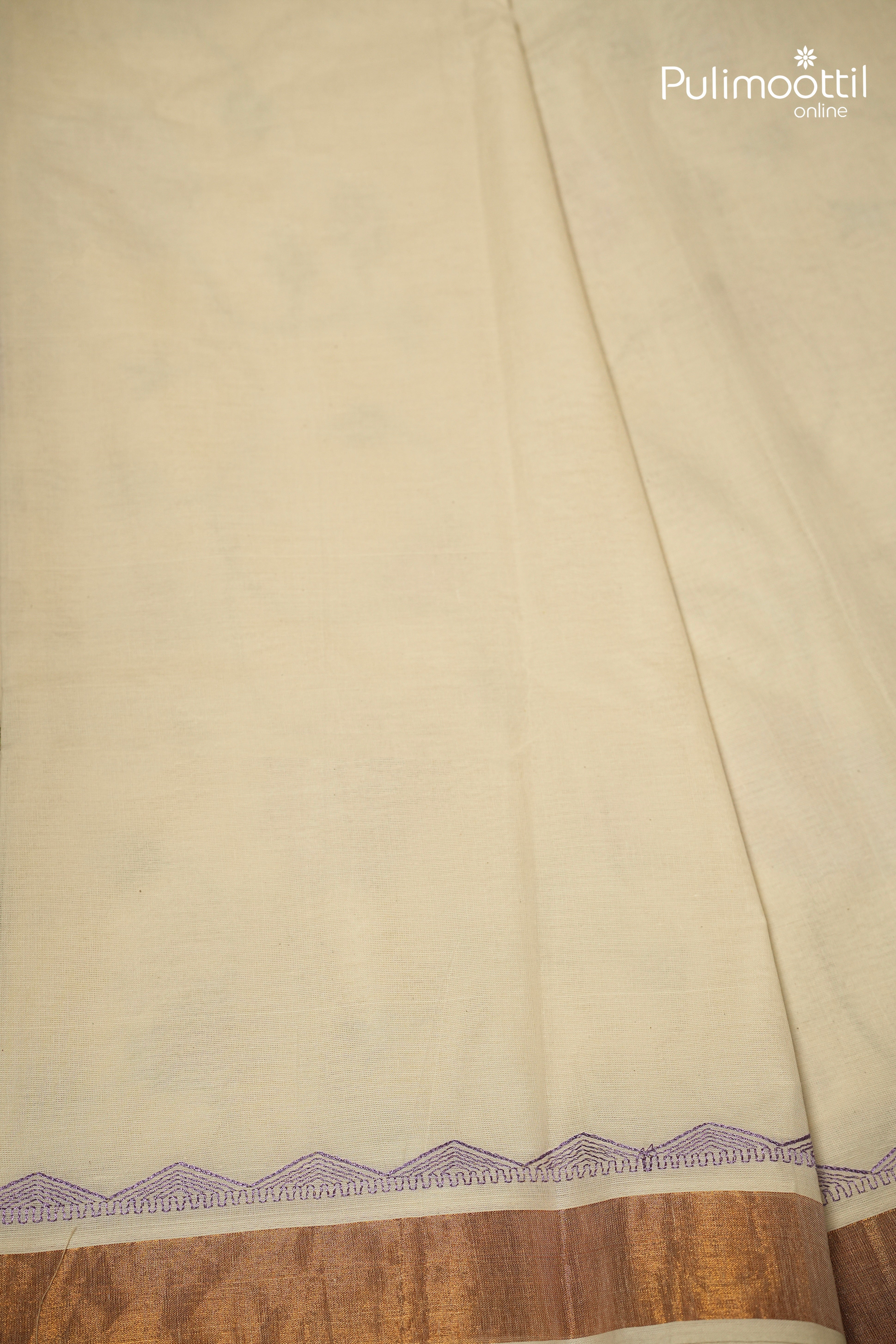 Offwhite Colour Kerala Traditional Cotton Set Saree