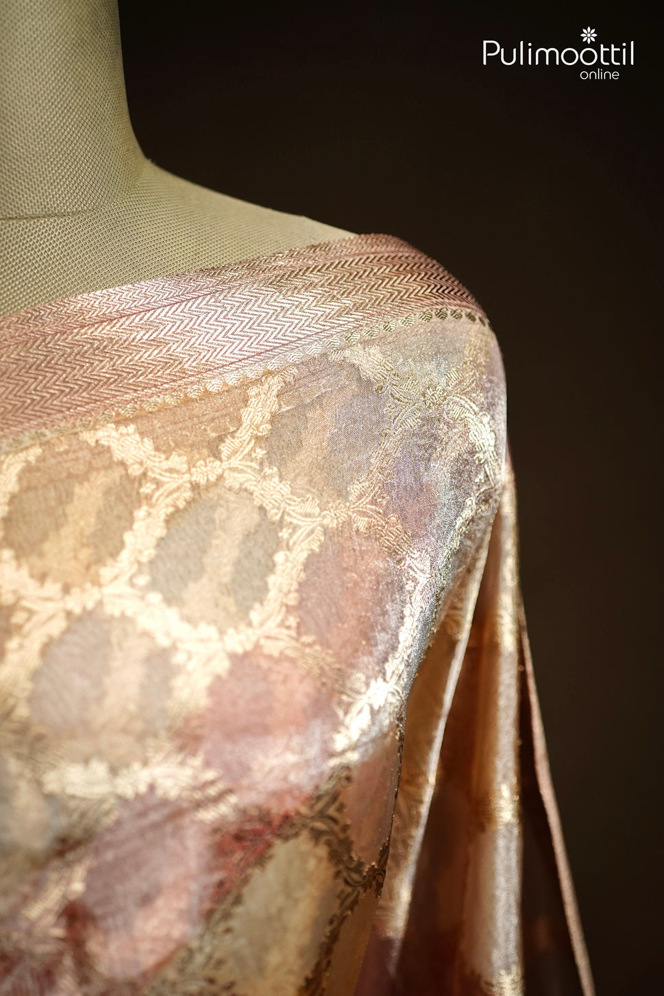 Pastel Shaded Organza Silk Saree.