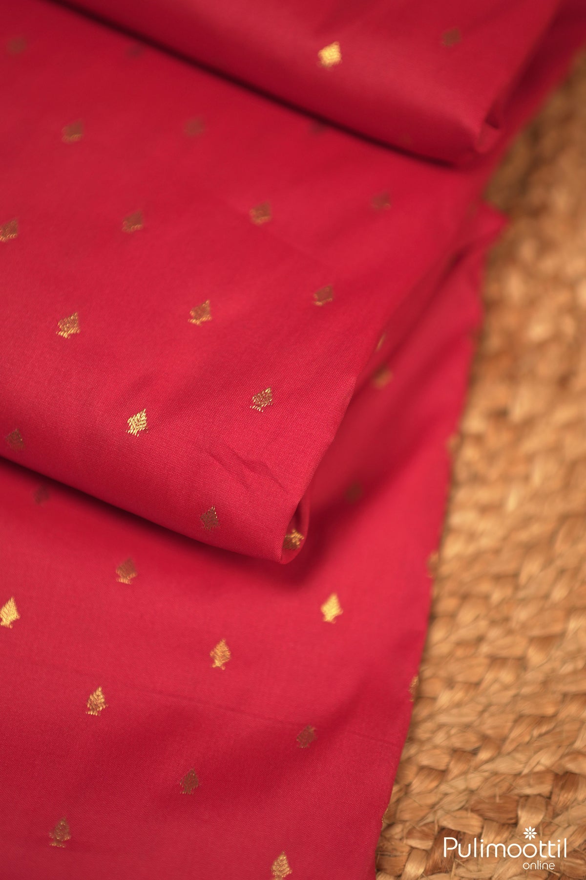 Rani Pink Colour Kanchipuram Saree.