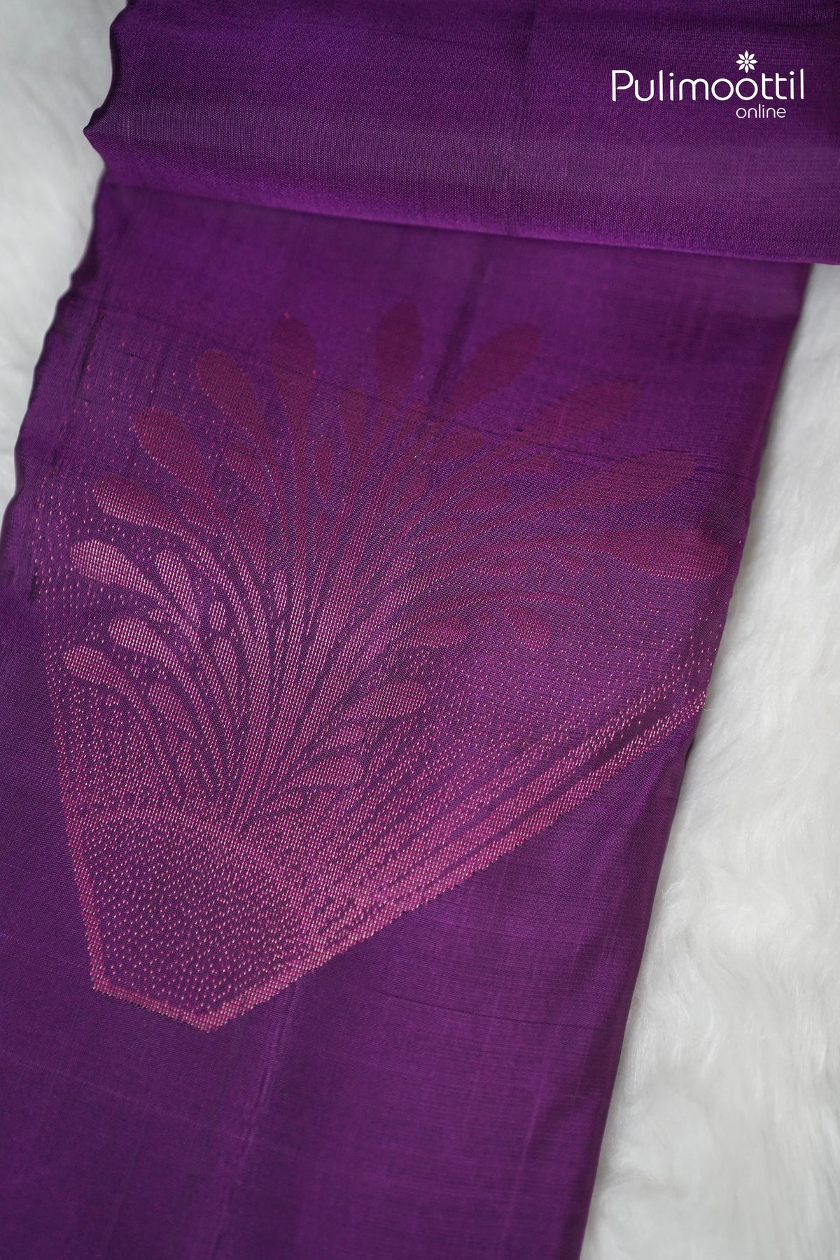 Purple Colour Kanchipuram Soft Silk Saree