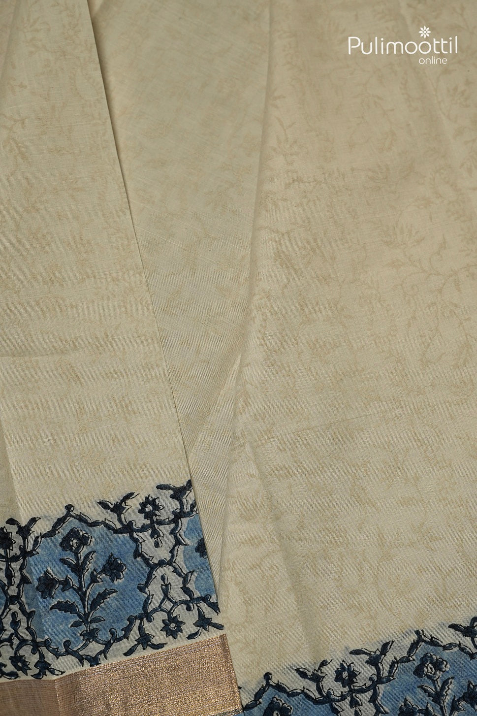 Offwhite Colour Kerala Traditional Cotton Set Saree