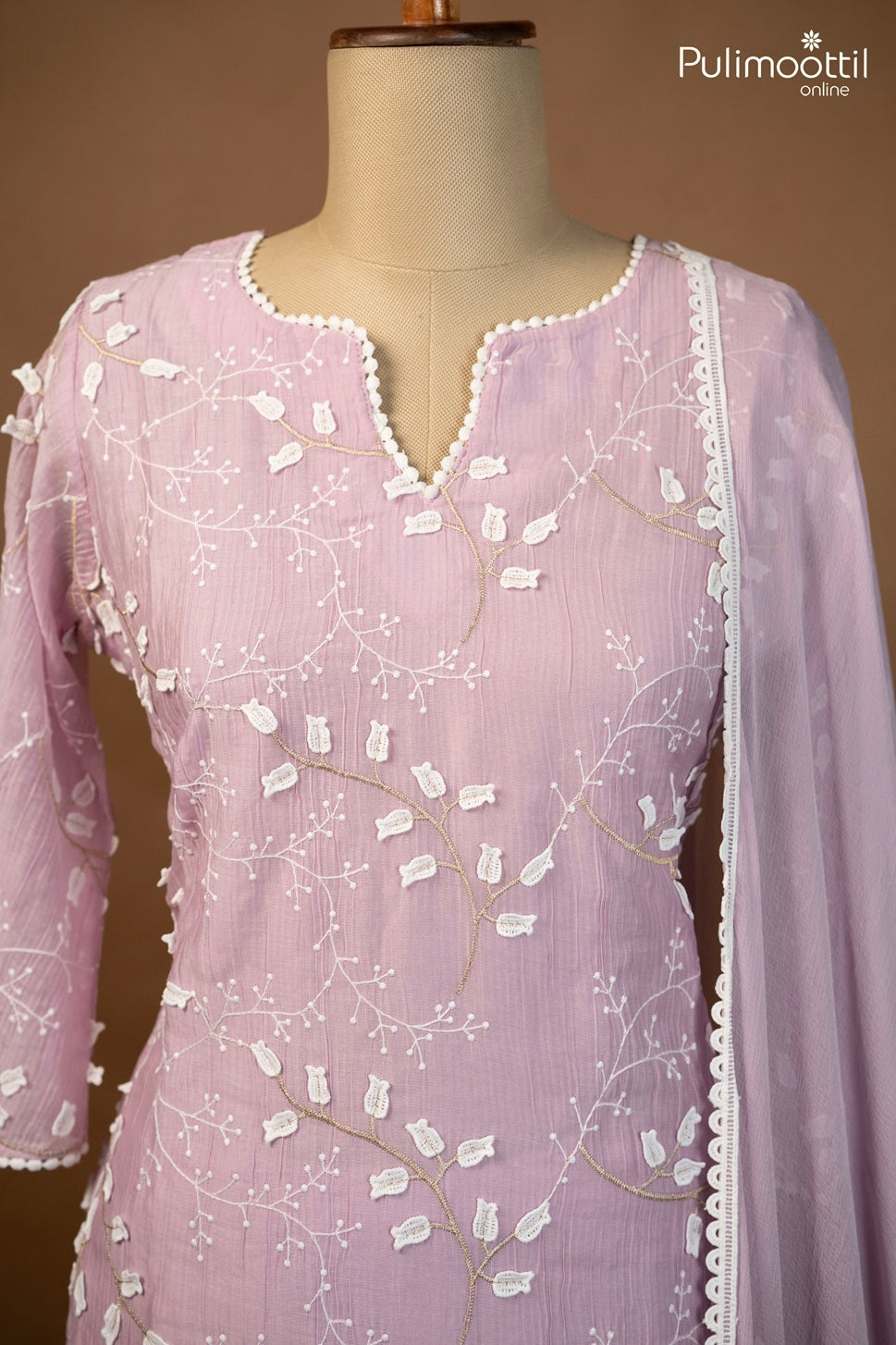 Light Peach Color Salwar Set
