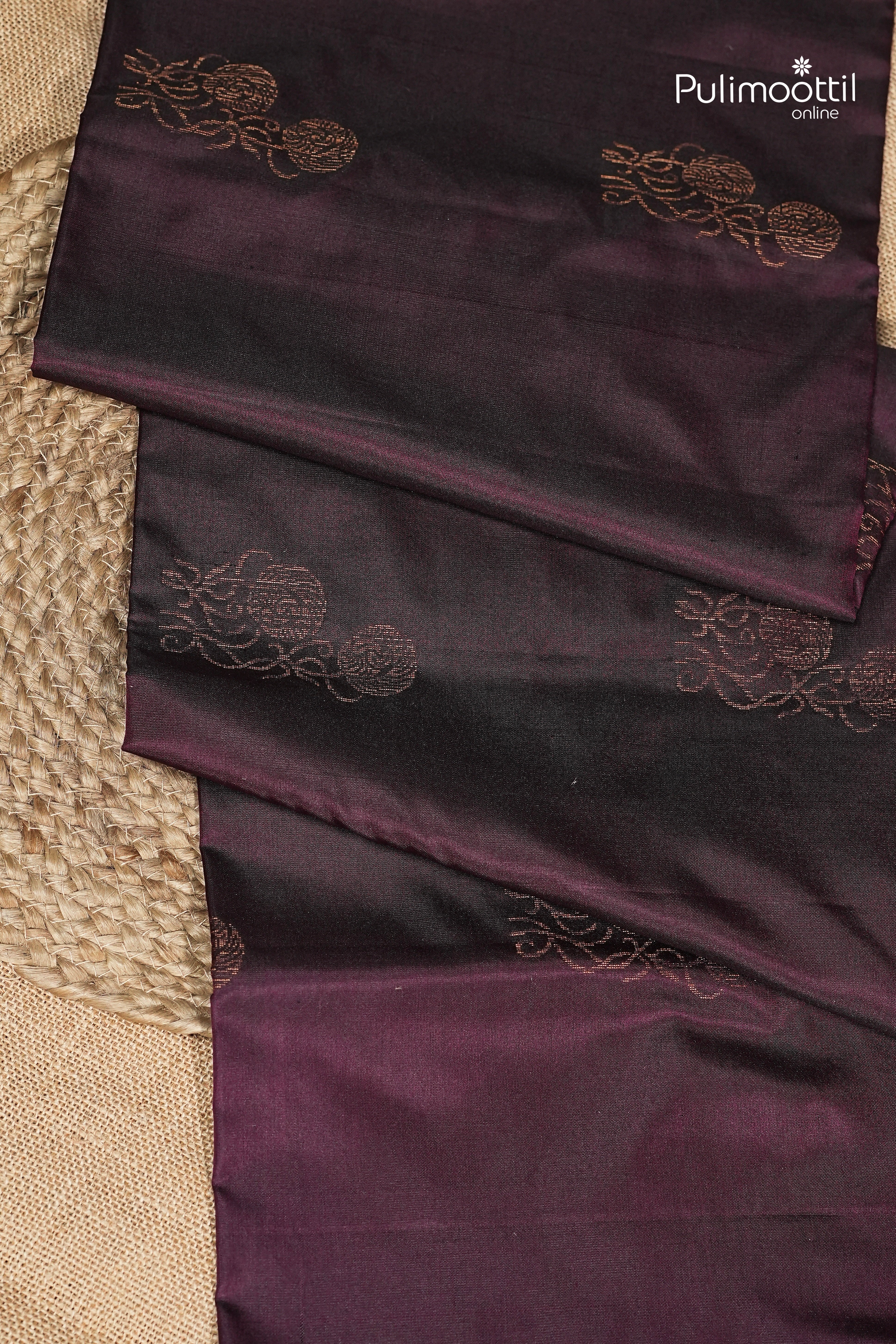 Purple Colour Kanchipuram Soft Silk Saree