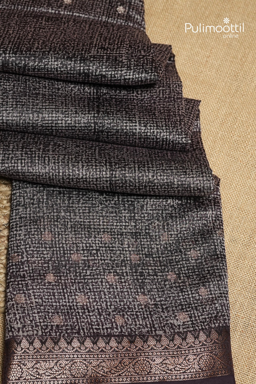 Purple Colour Chanderi Saree