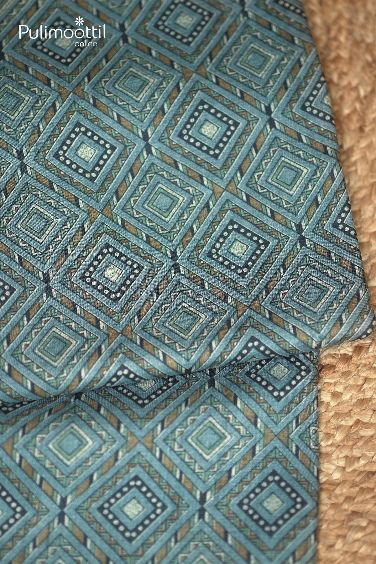 Blue Ash Colour Tussar Silk Saree