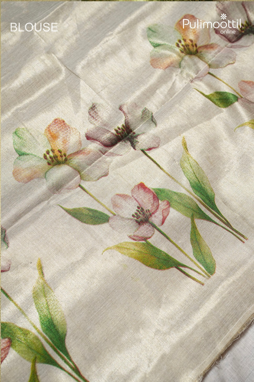 OffWhite Colour Kerala Traditional Cotton Set Saree