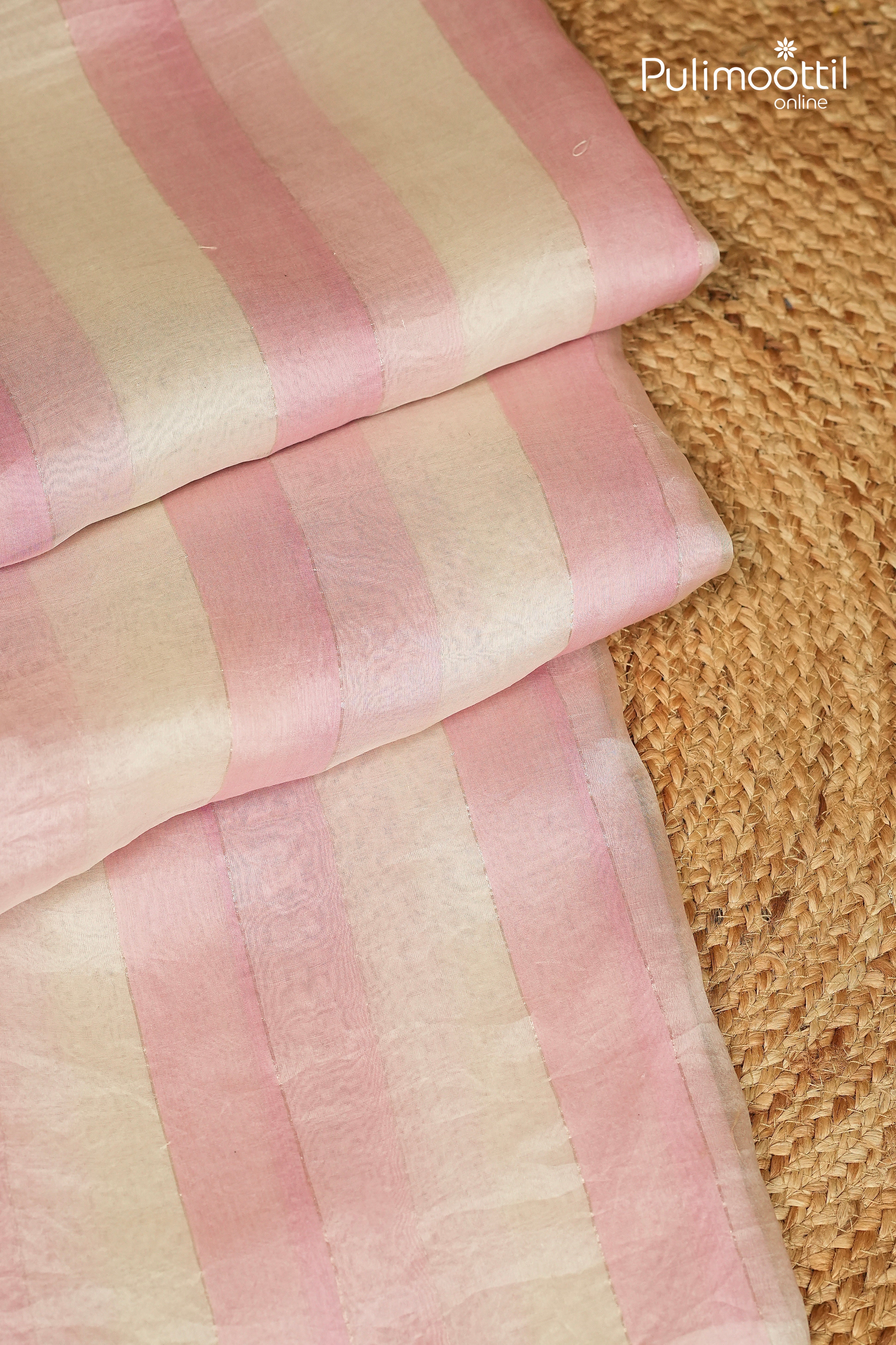 Off White Colour Organza Fancy Saree