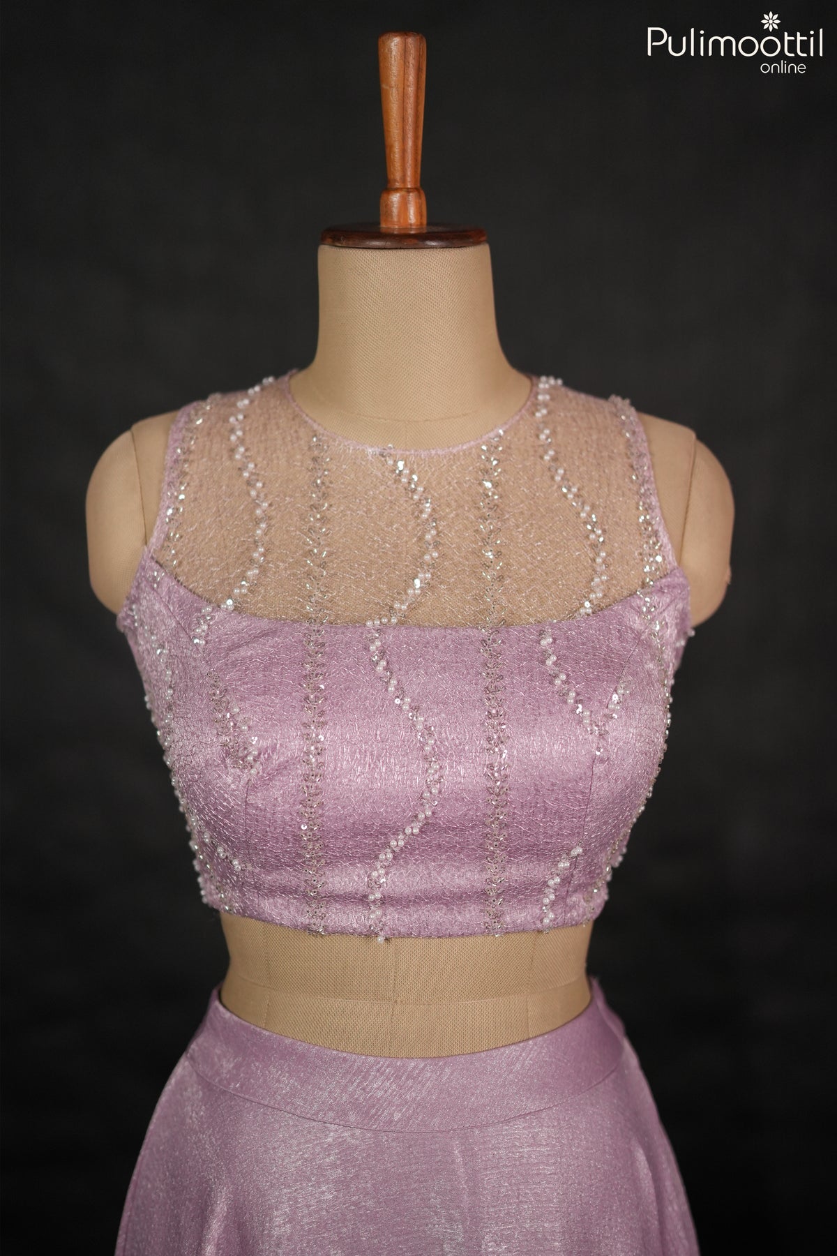 Lavender Color Skirt & Top