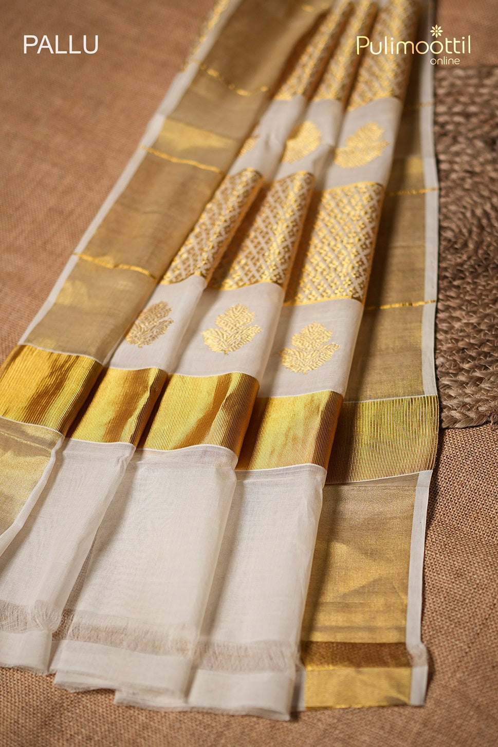 Kerala Traditional Handloom Cotton Set Saree