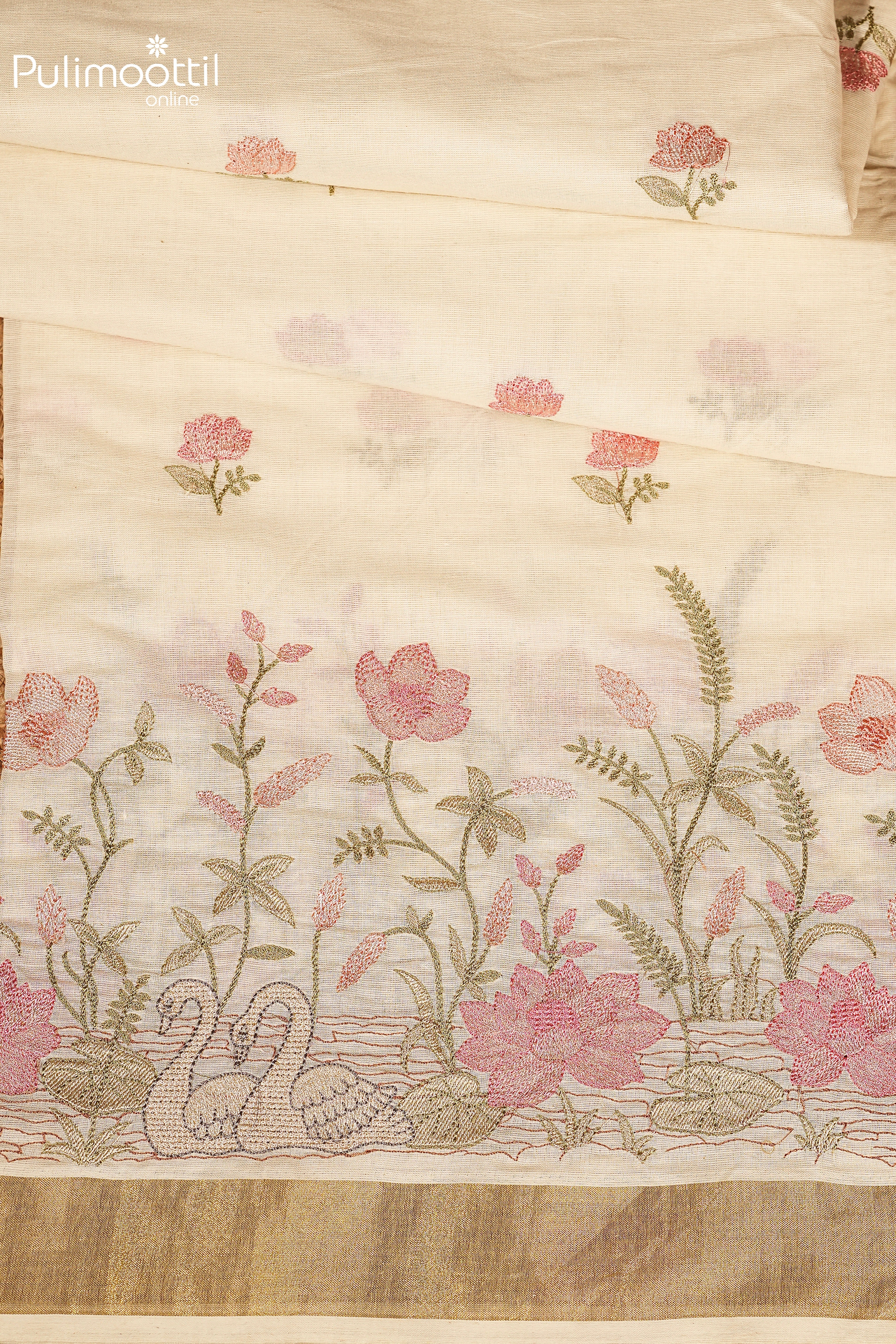 Kerala Traditional Cotton Set Saree