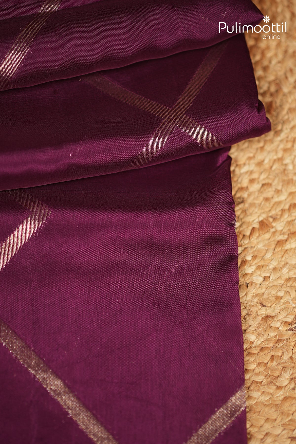 Purple Colour Art Silk Saree