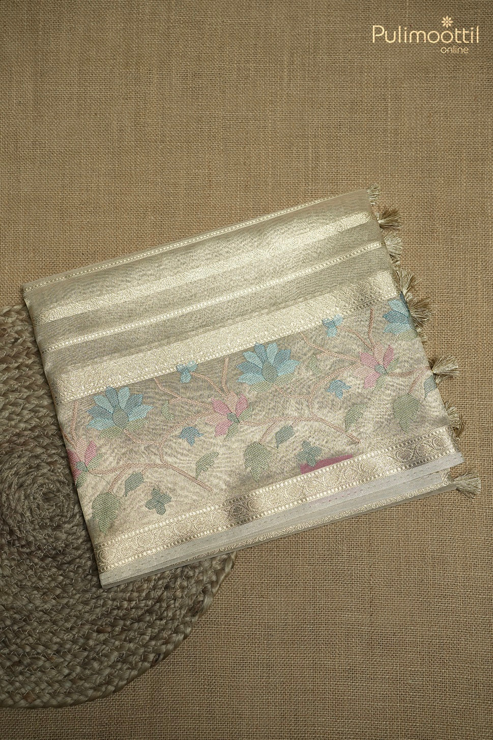 Golden Tissue Traditional Saree
