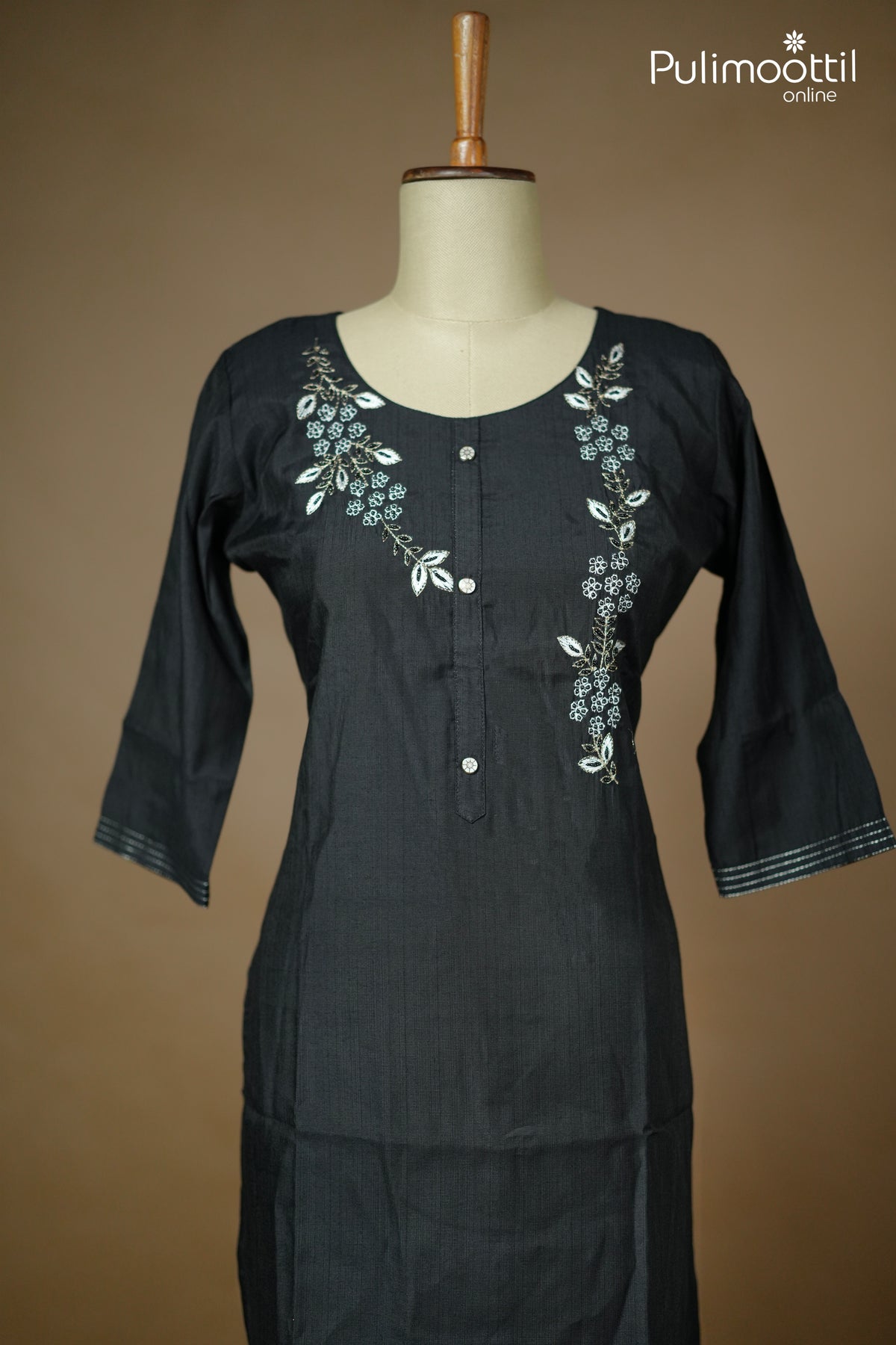 Black Colour Vetican Kurti
