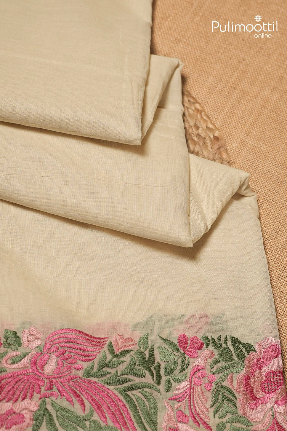 Offwhite Colour Kerala Traditional Cotton Set Saree