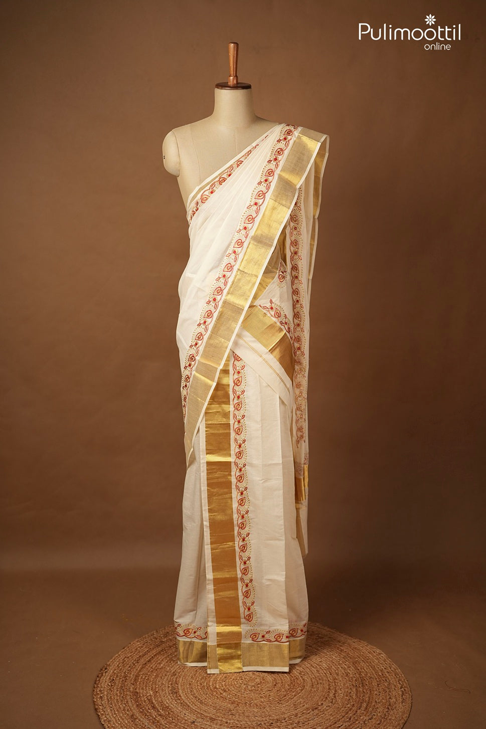 Onam Special Kerala Traditional Off White Set Mundu