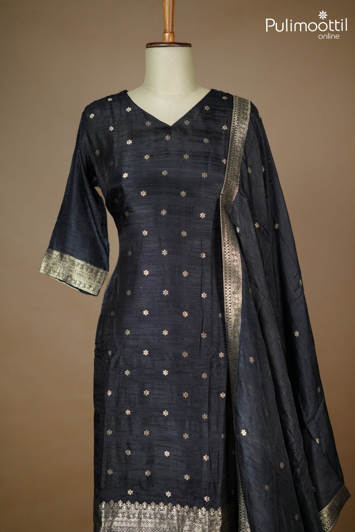 Black Colour Banarasi Salwar Set