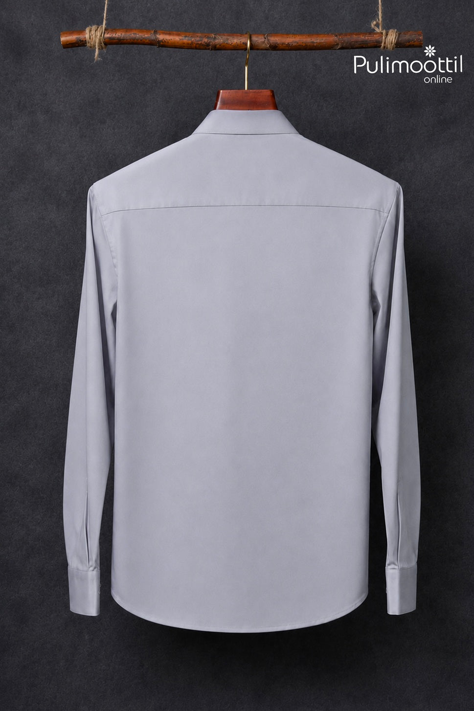 Pearl Grey Colour Shirt Featuring Kathakali Face