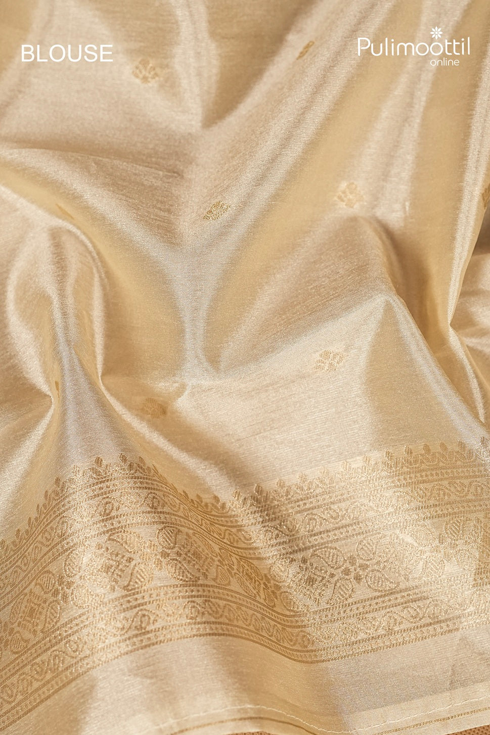 Ivory Colour Oraganza Fancy Saree