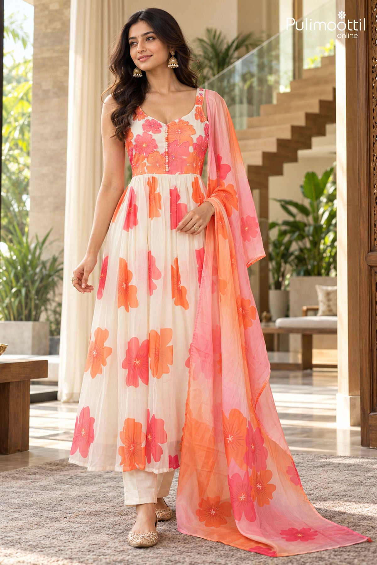Custard Yellow Chiffon Salwar Set