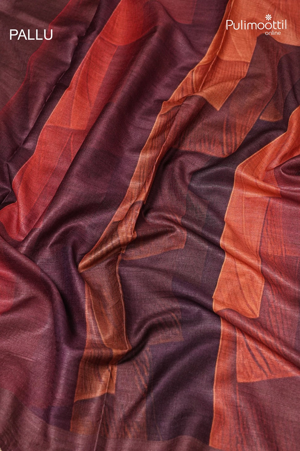 Multicolour Tussar Silk Saree
