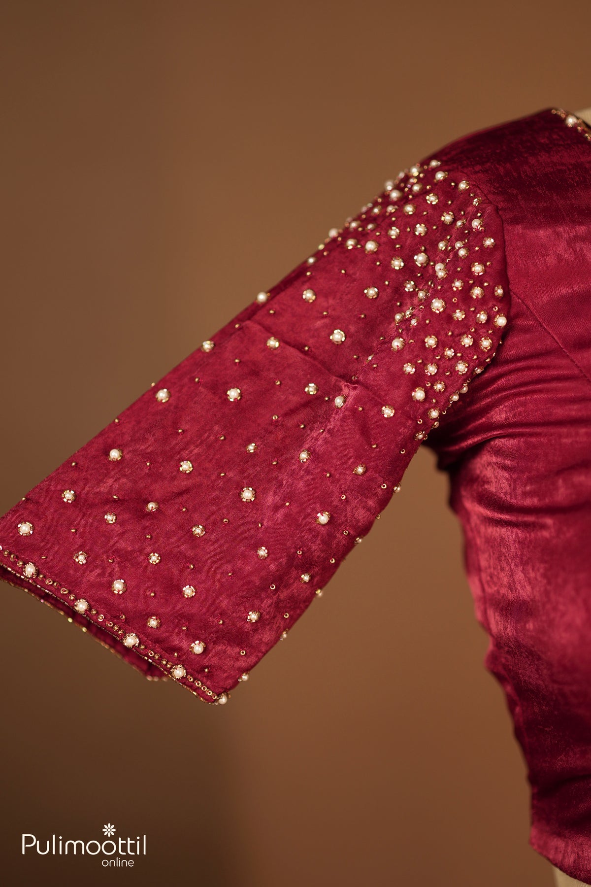 Maroon Color Readymade Lacha