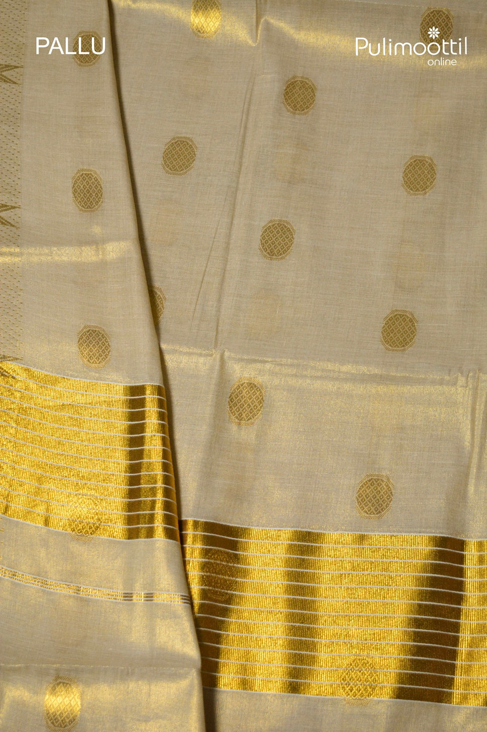 Kerala Traditional Golden Tissue Set Saree
