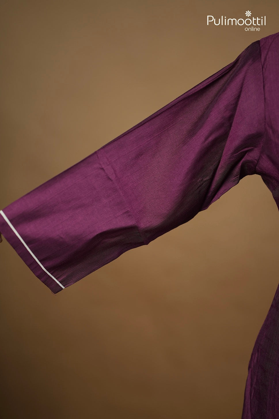 Purple Color Slit Top