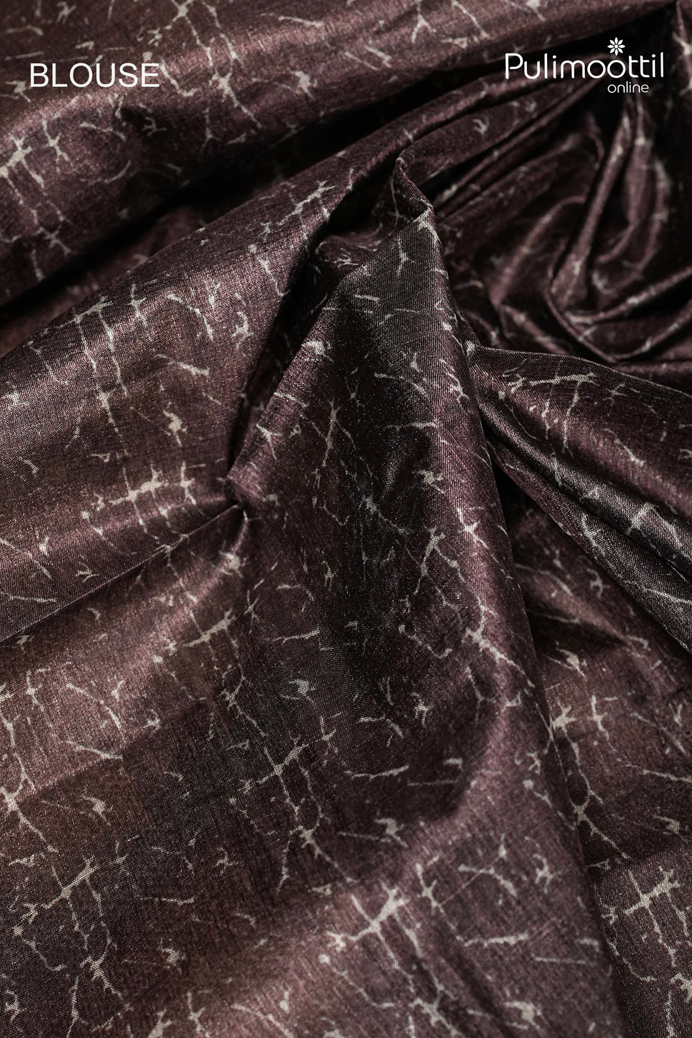 Dark Plum Colour Tassur Silk Saree