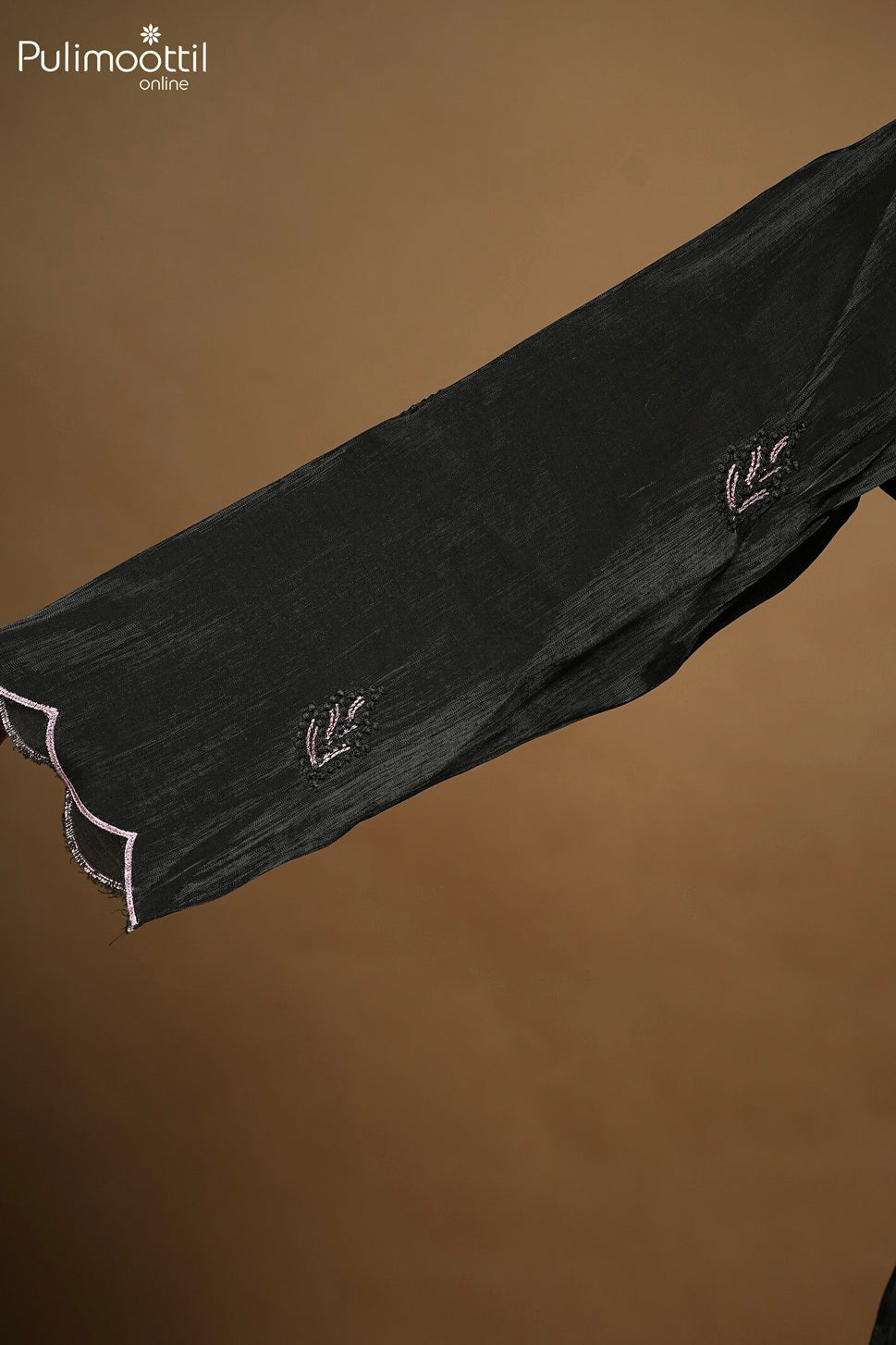 Balck Color Slit Top