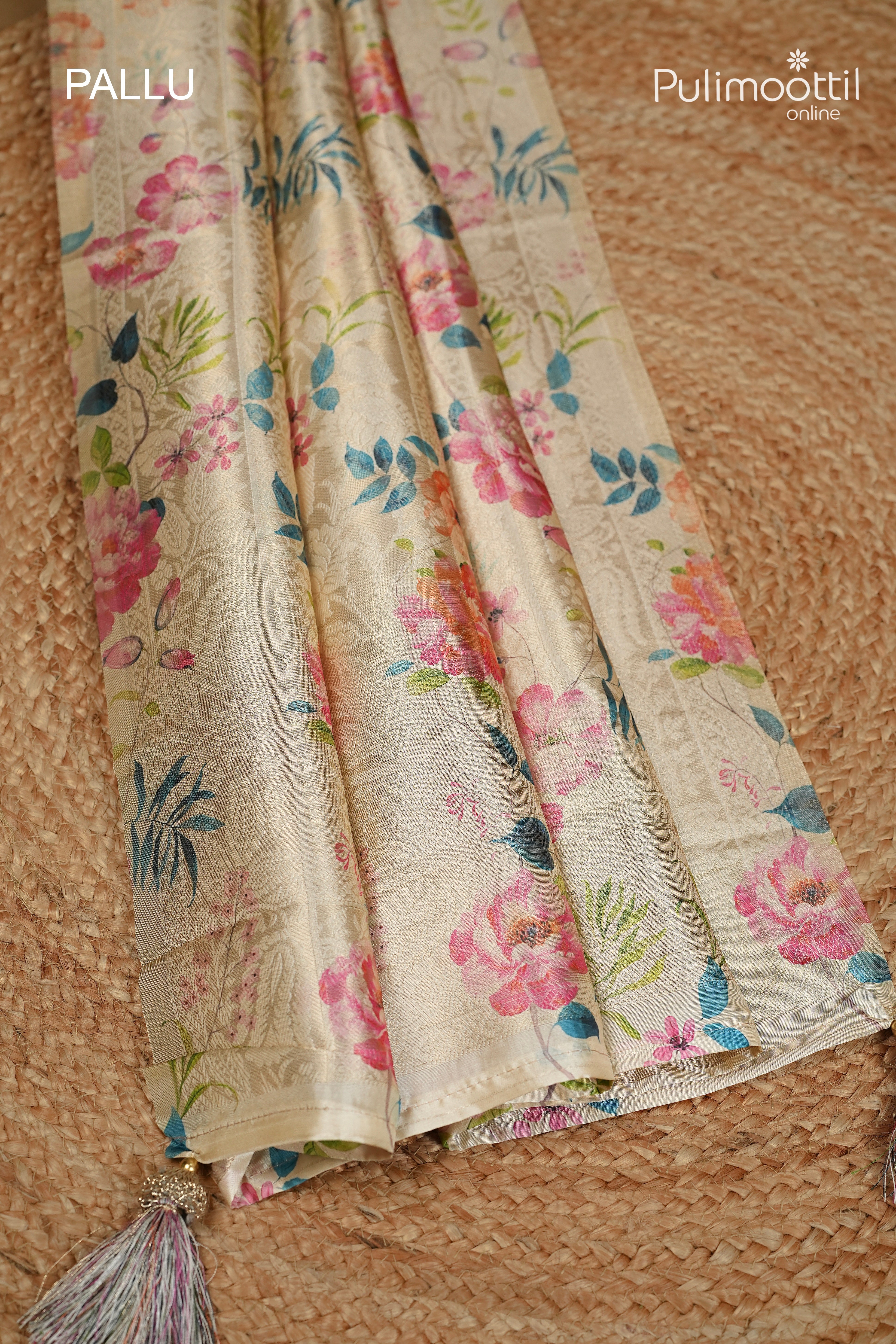 Ivory Colour Traditional Banarasi Saree