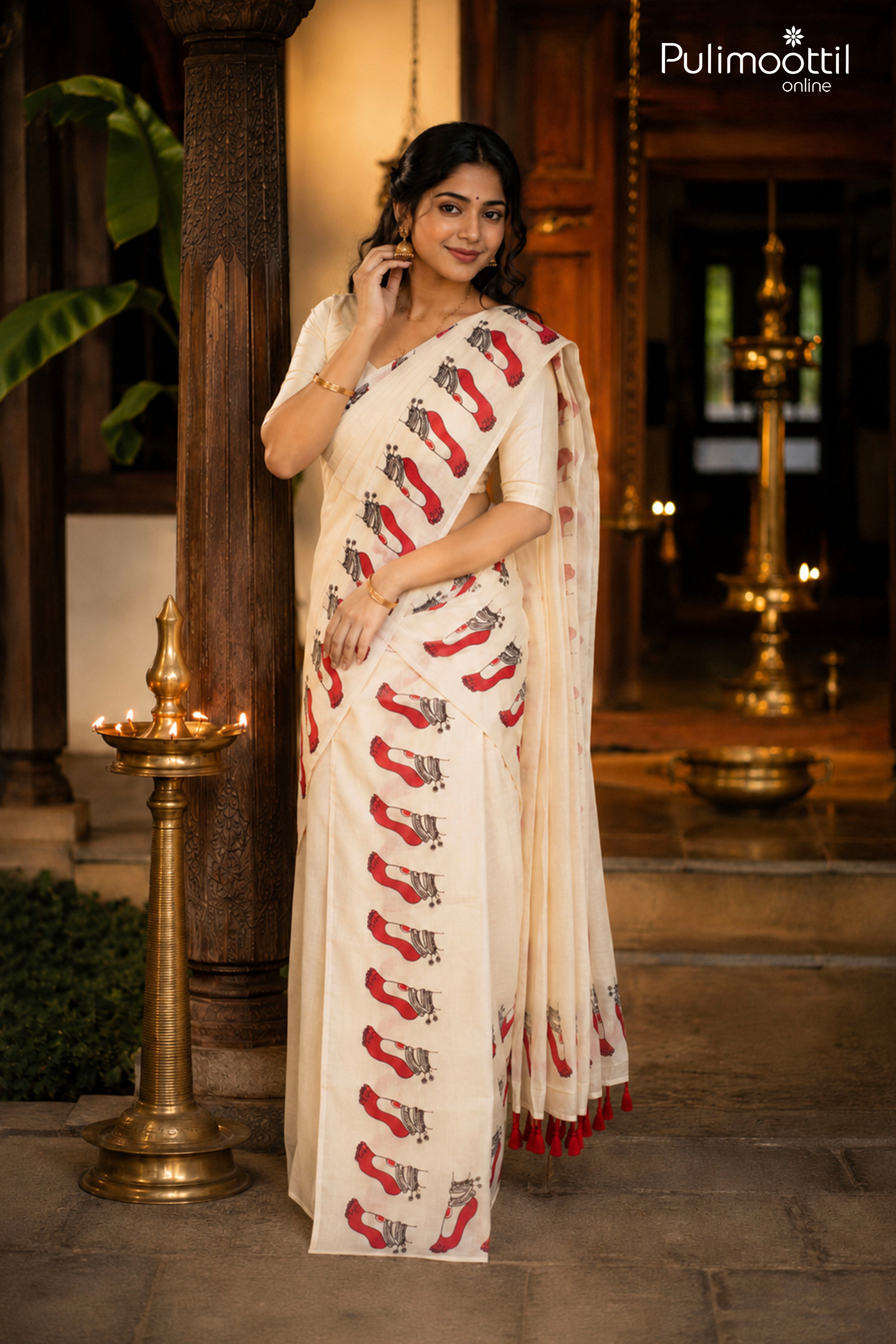 Onam Special Kerala Traditional Coton Set Mundu