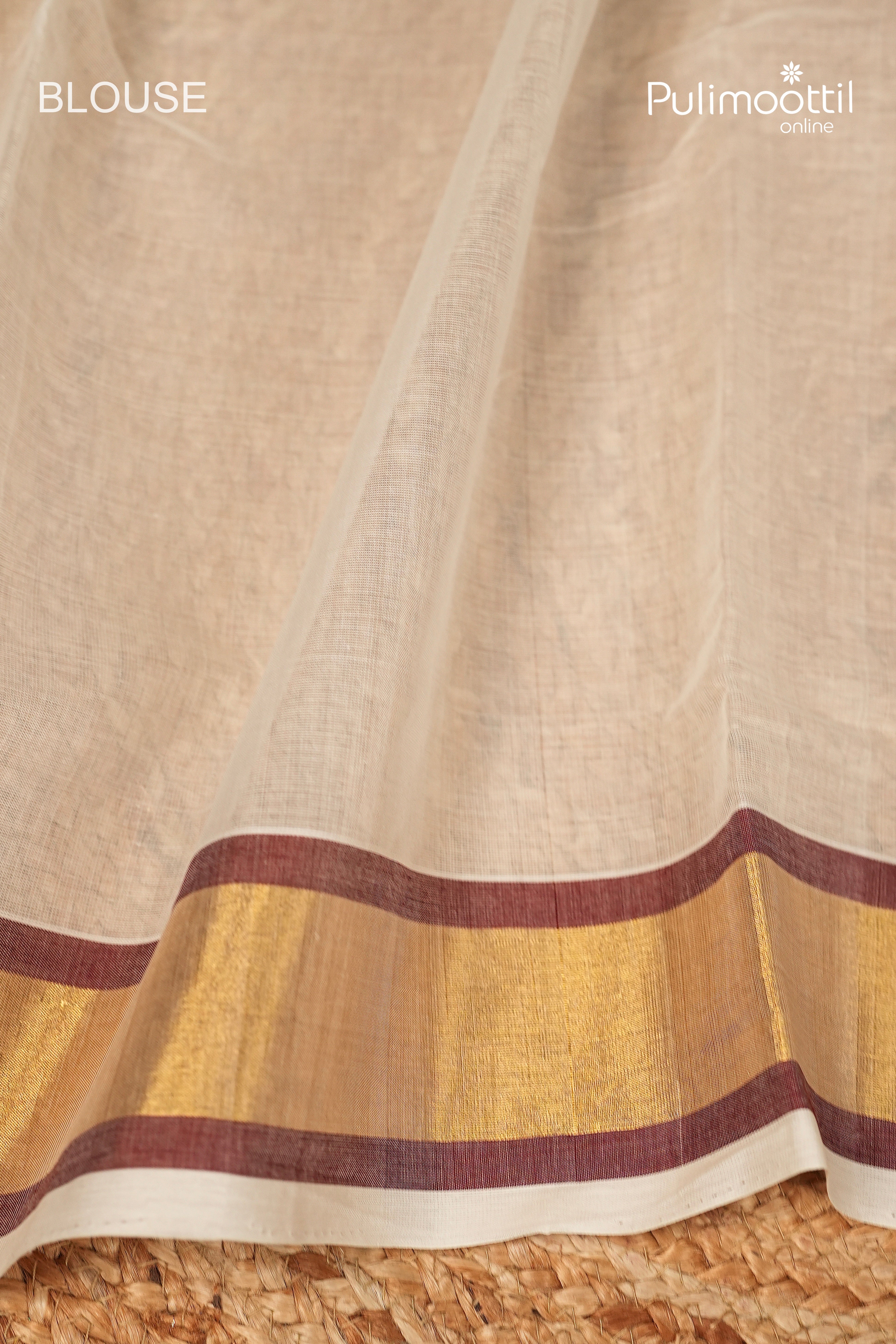 Kerala Traditional Cotton Handloom Set Saree