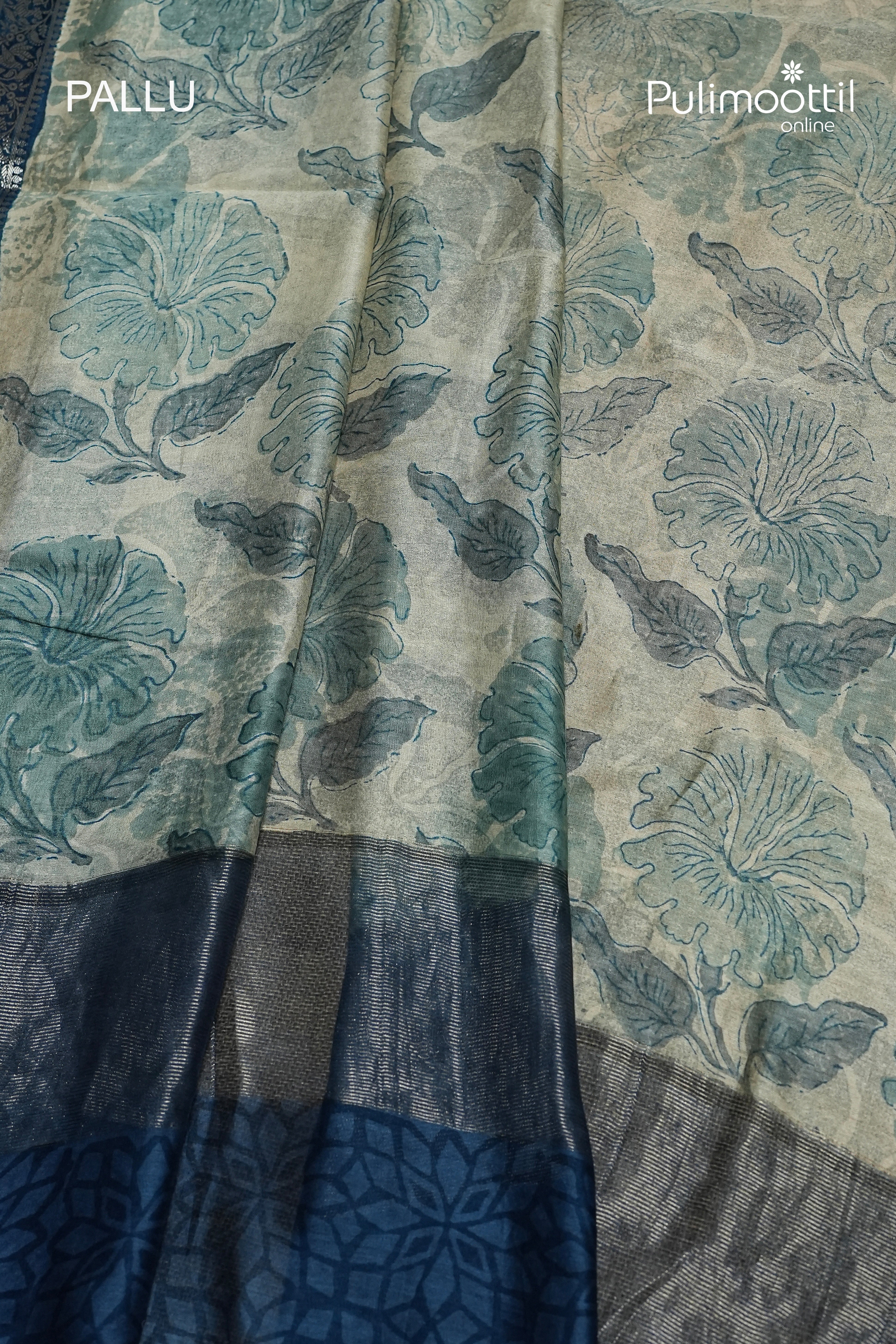 Ivory Colour Chanderi Silk Saree