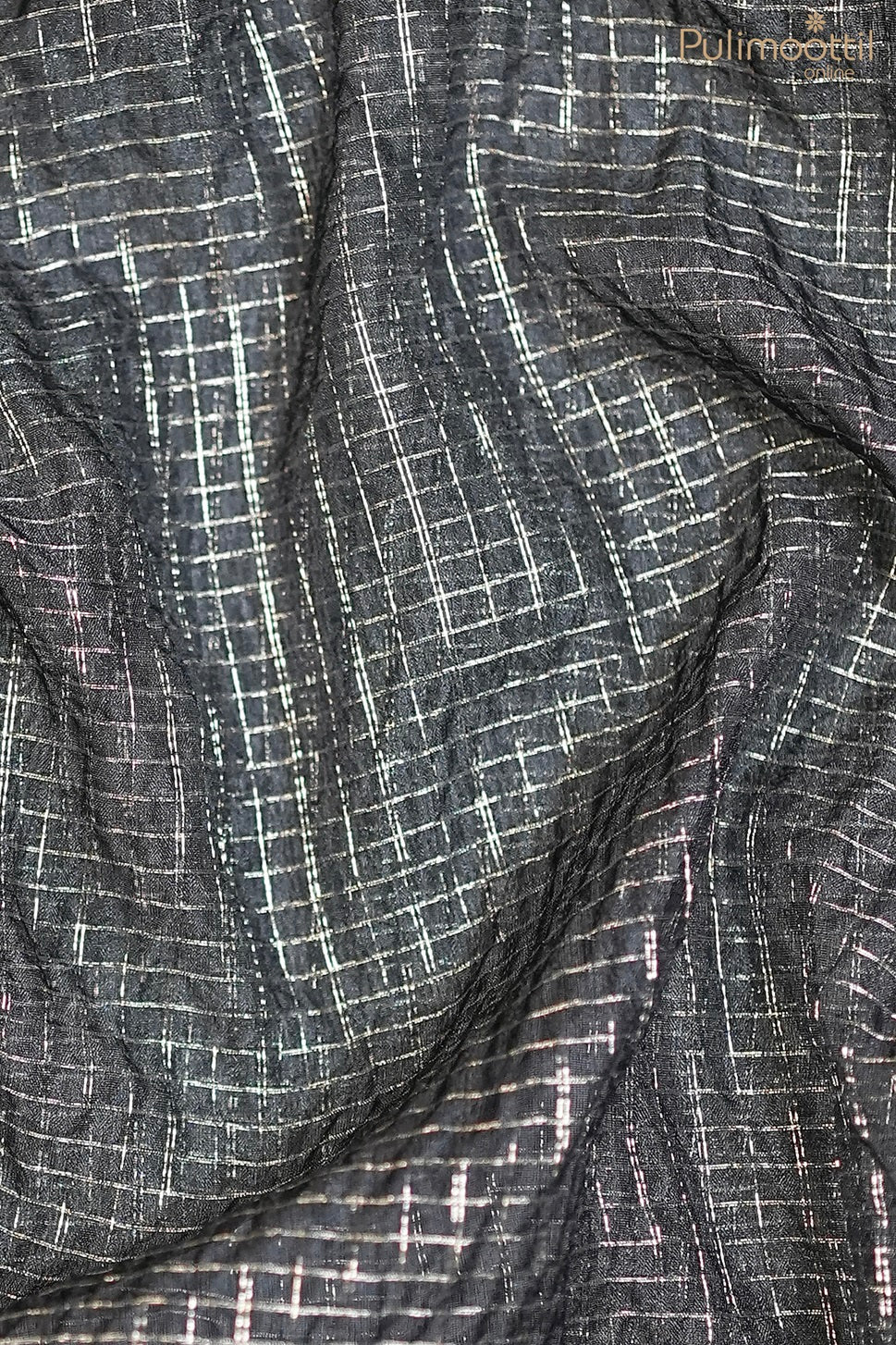 Black Colour Organza Fabric