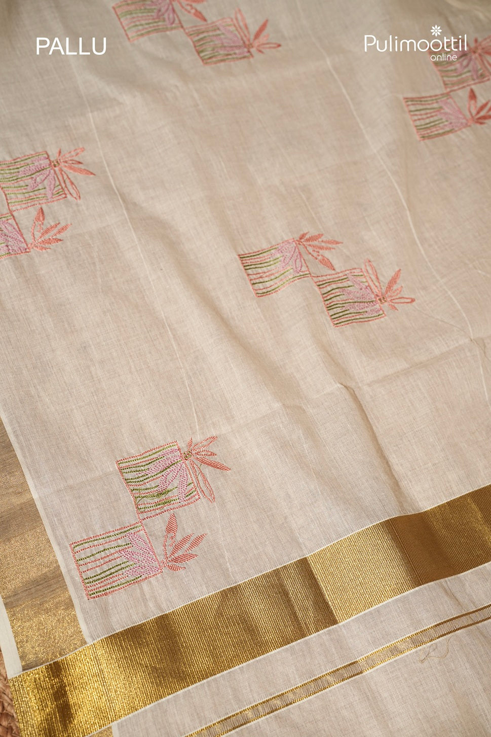 Kerala Traditional Cotton Set Saree