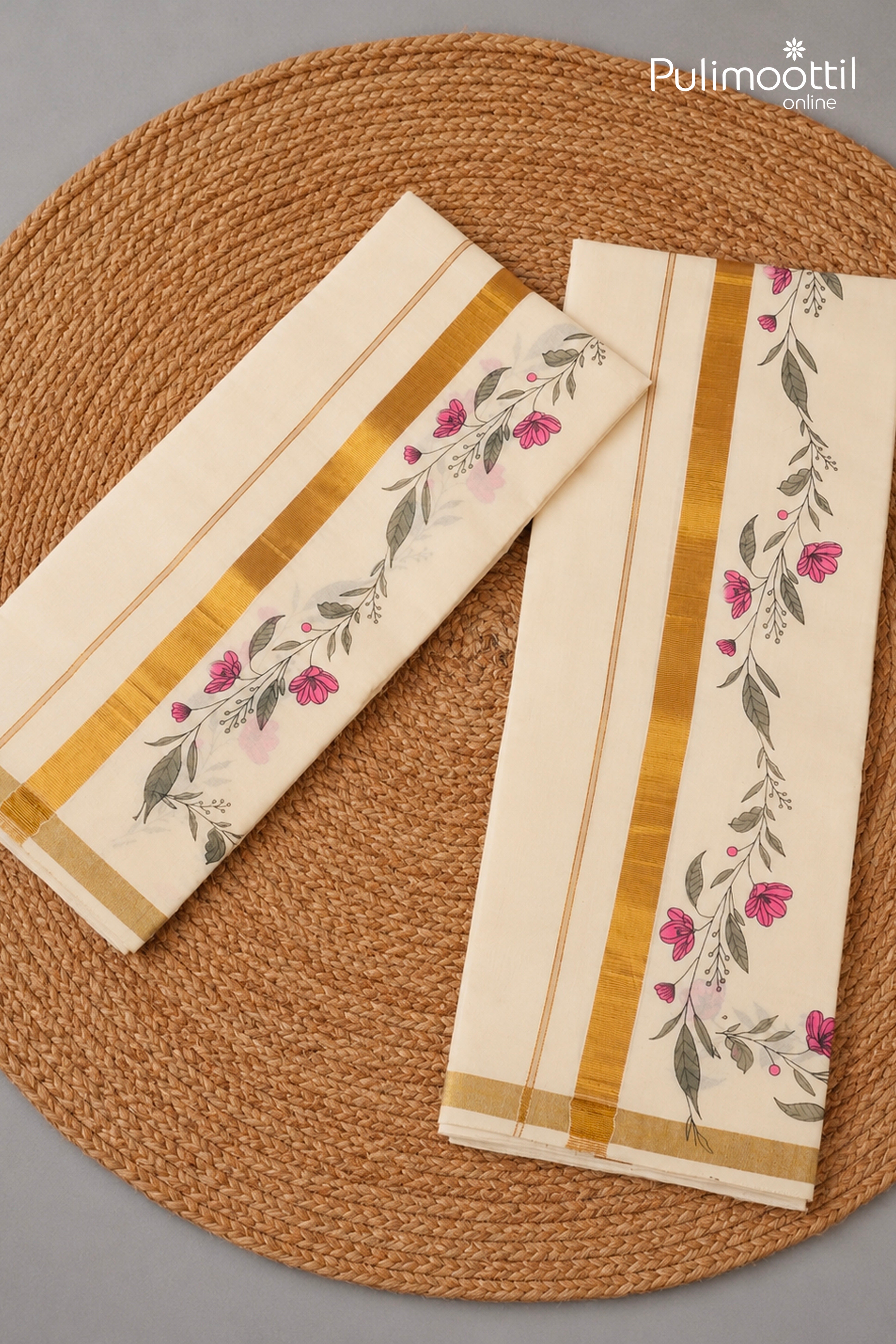 Onam Special Kerala Traditional Cotton Set Mundu